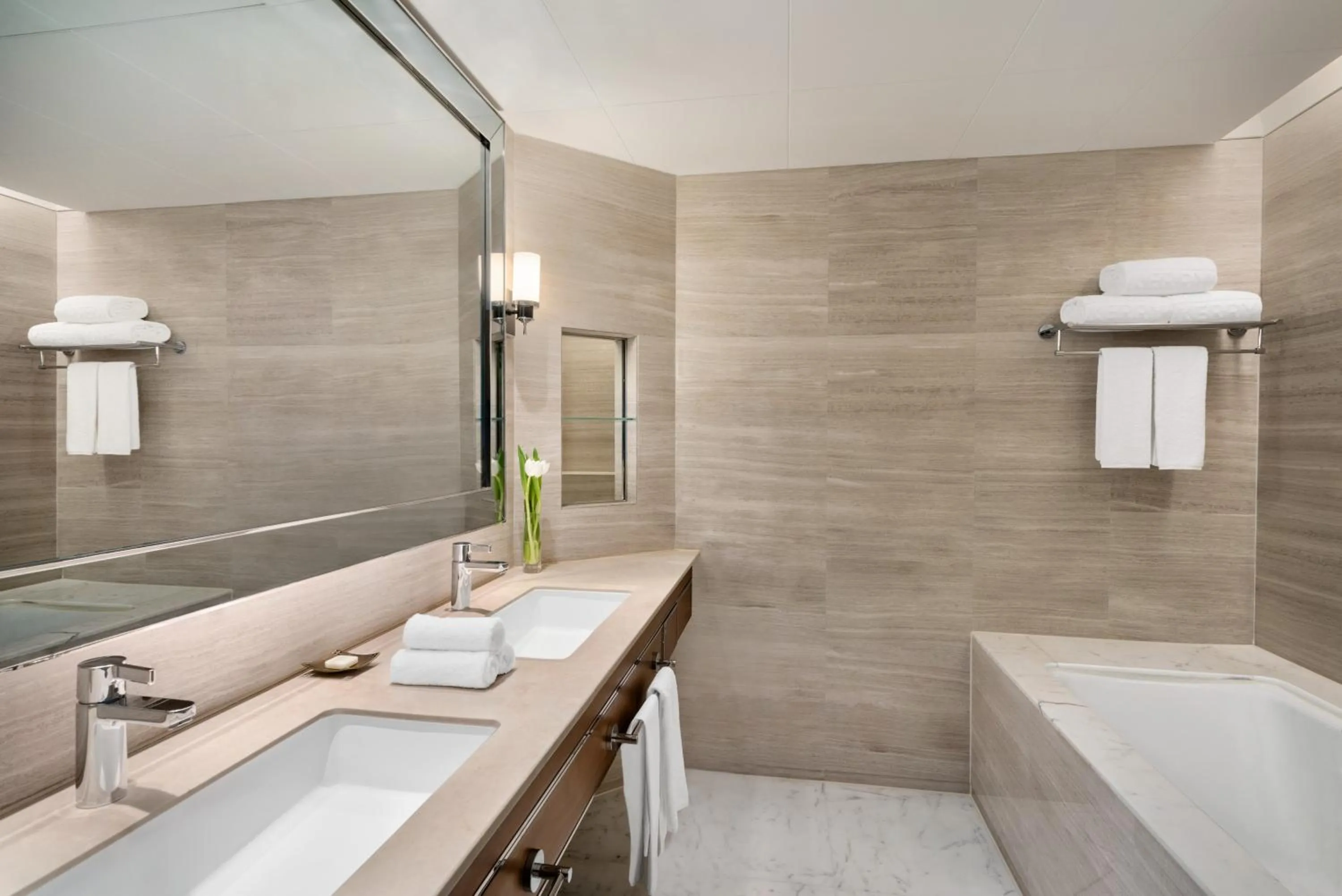 Toilet in Kerry Hotel, Beijing by Shangri-La