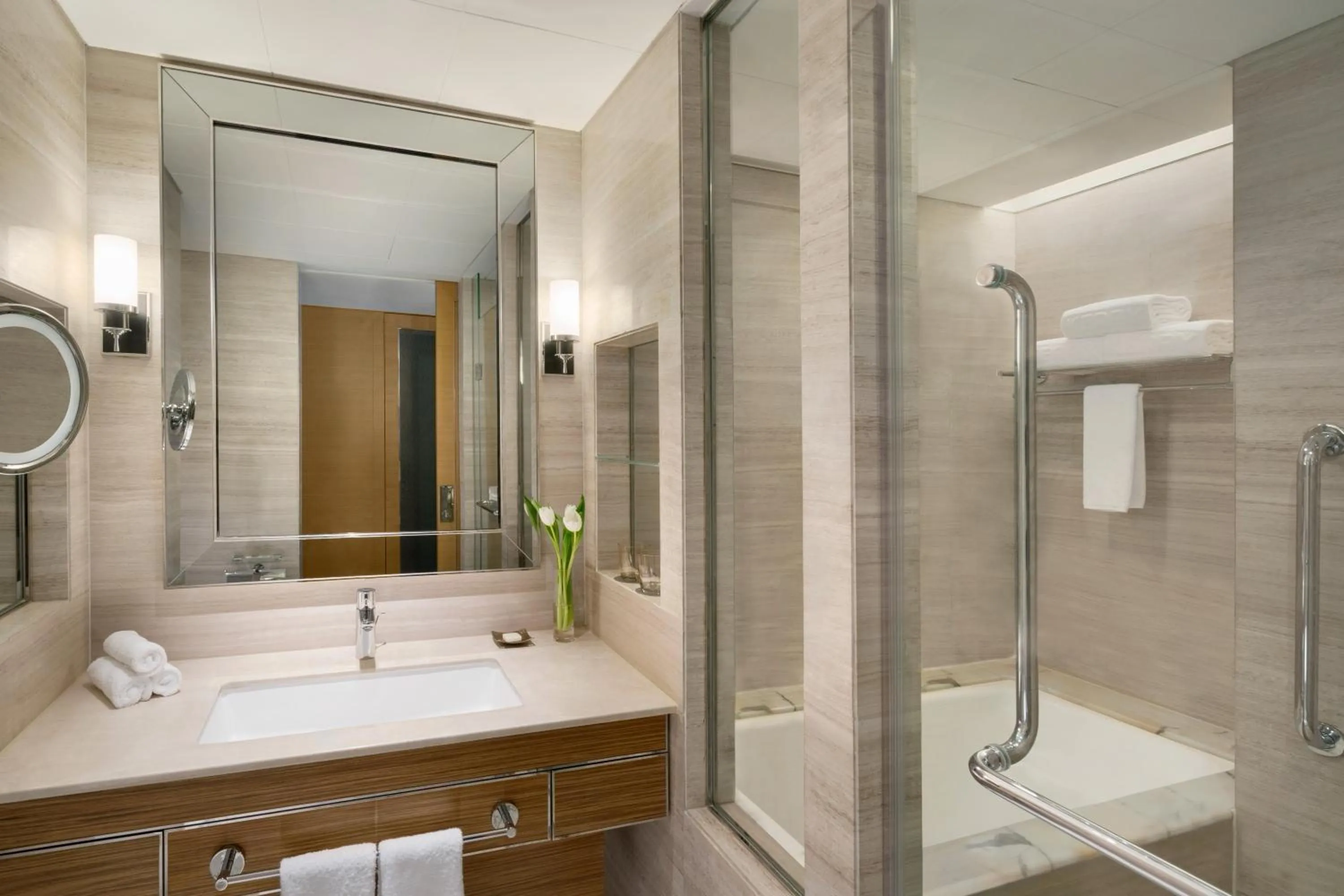 Toilet in Kerry Hotel, Beijing by Shangri-La