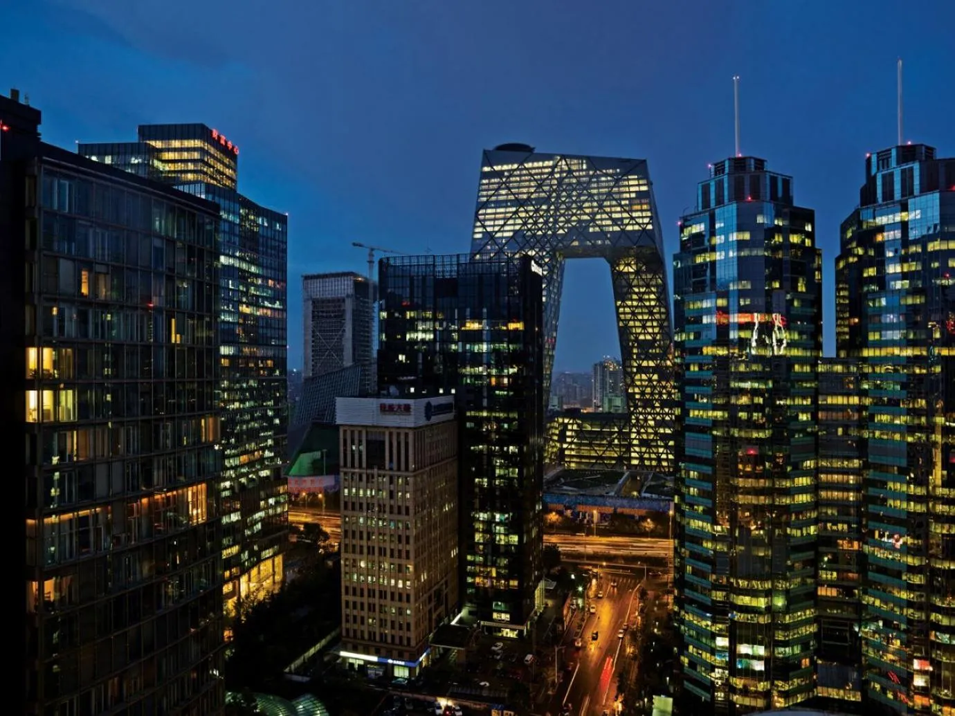 City view in Kerry Hotel, Beijing by Shangri-La