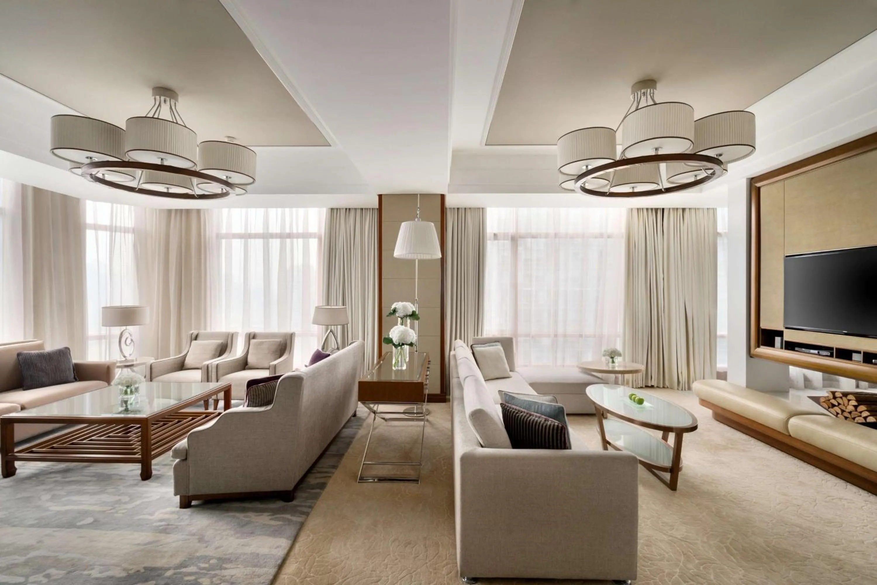 Photo of the whole room in Kerry Hotel, Beijing by Shangri-La