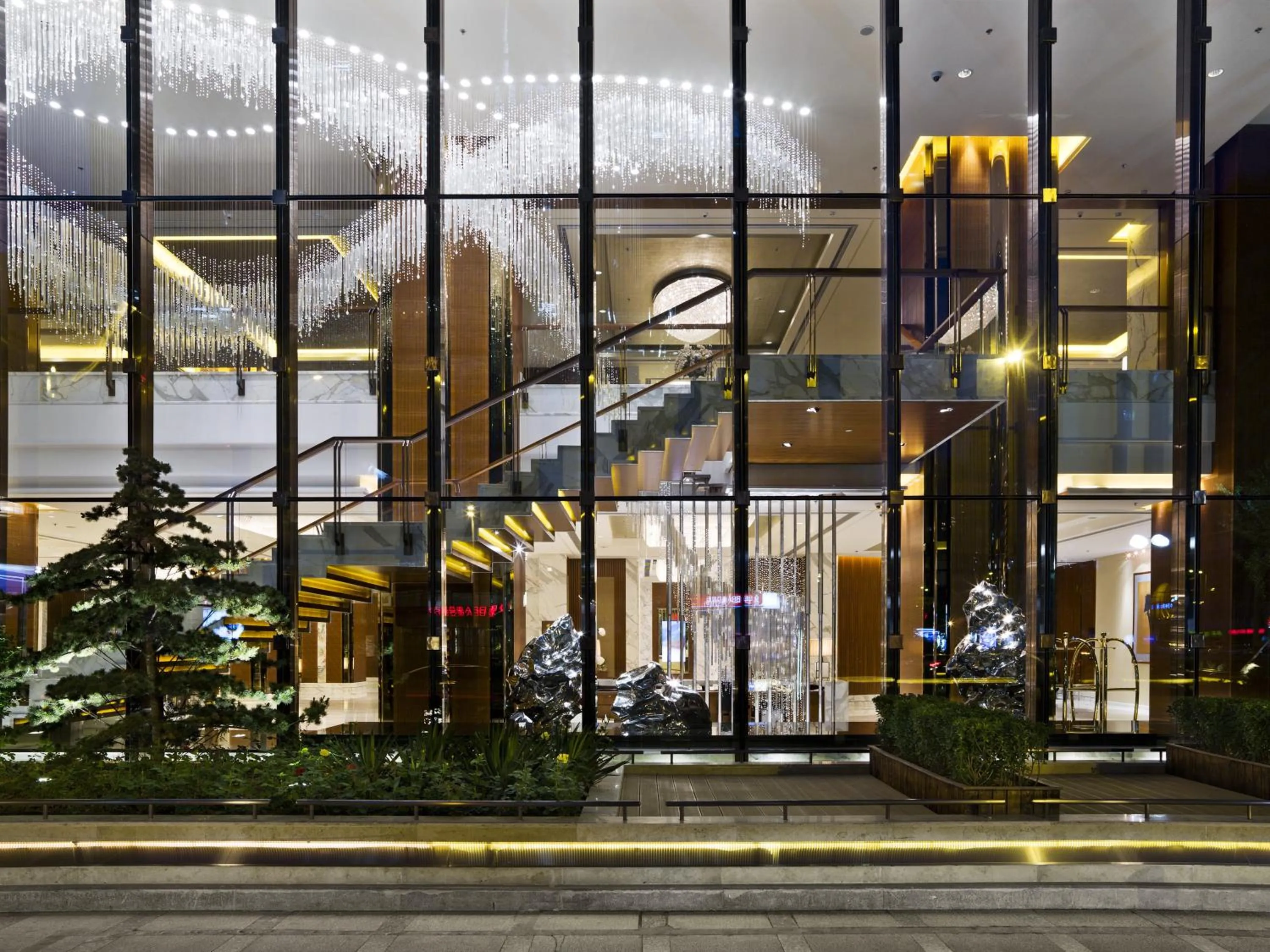 Facade/entrance in Kerry Hotel, Beijing by Shangri-La