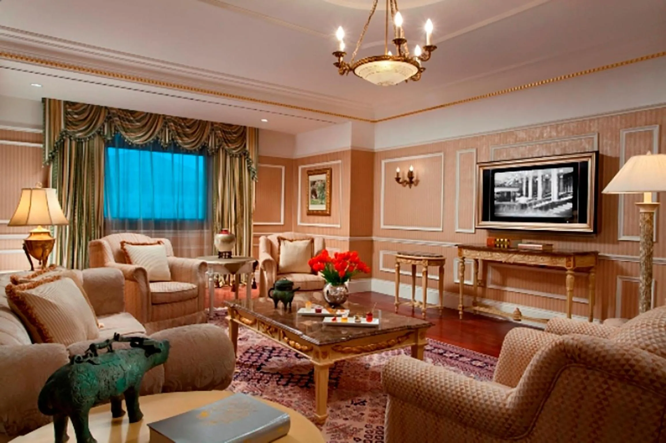 Decorative detail in Beijing Hotel NUO Forbidden City