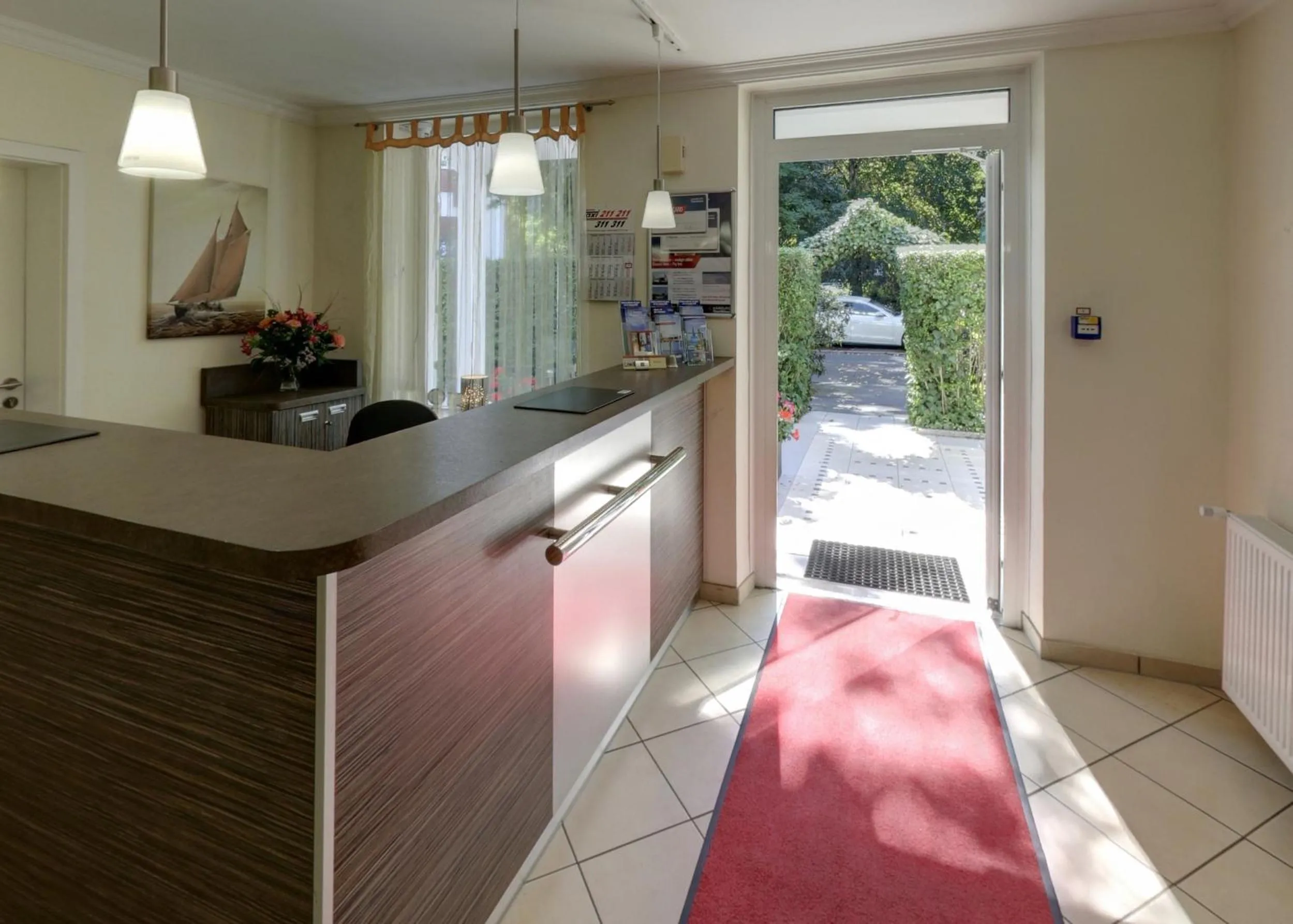 Lobby or reception in Hotel Marienthal Garni