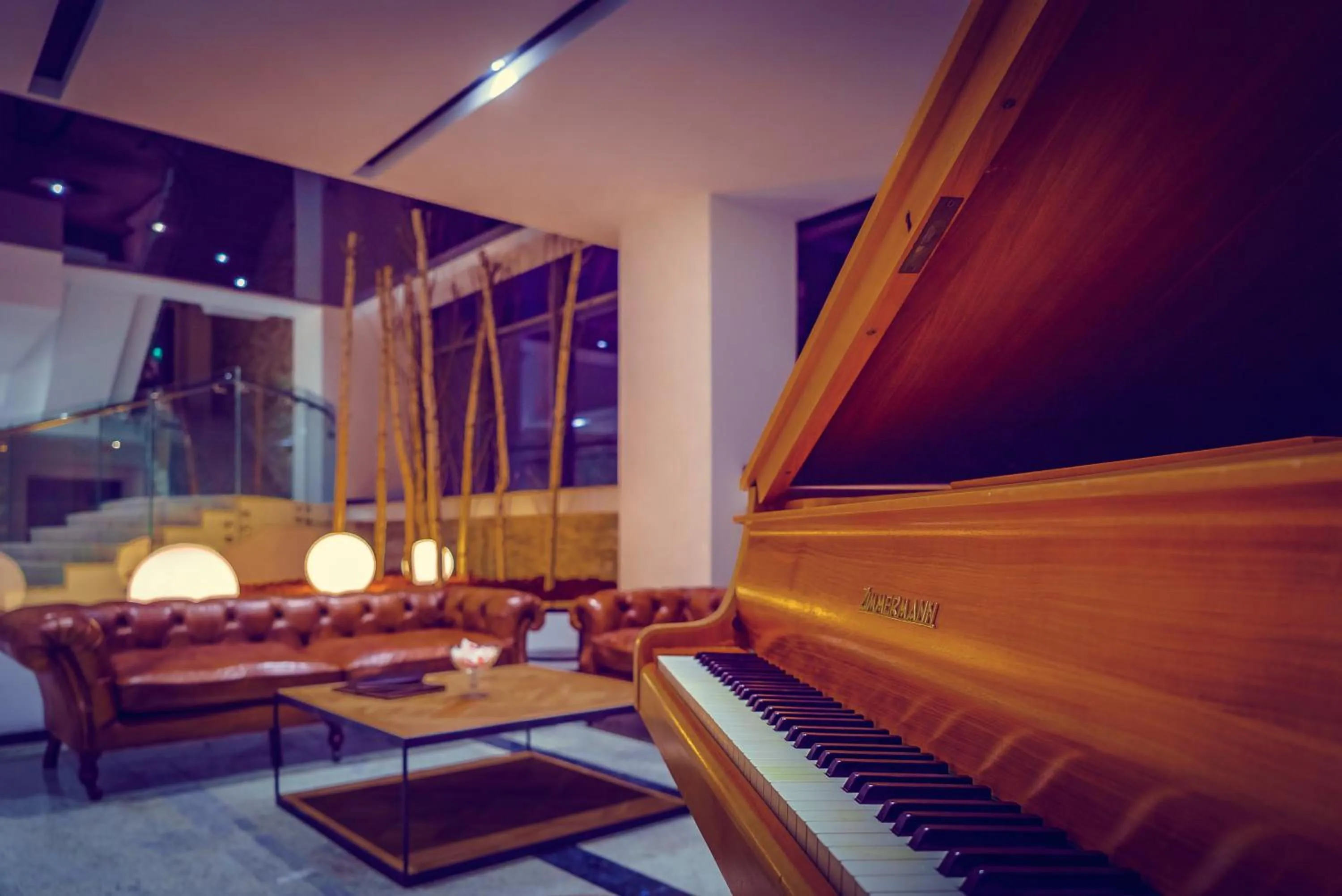 Lobby or reception in Hotel Perla