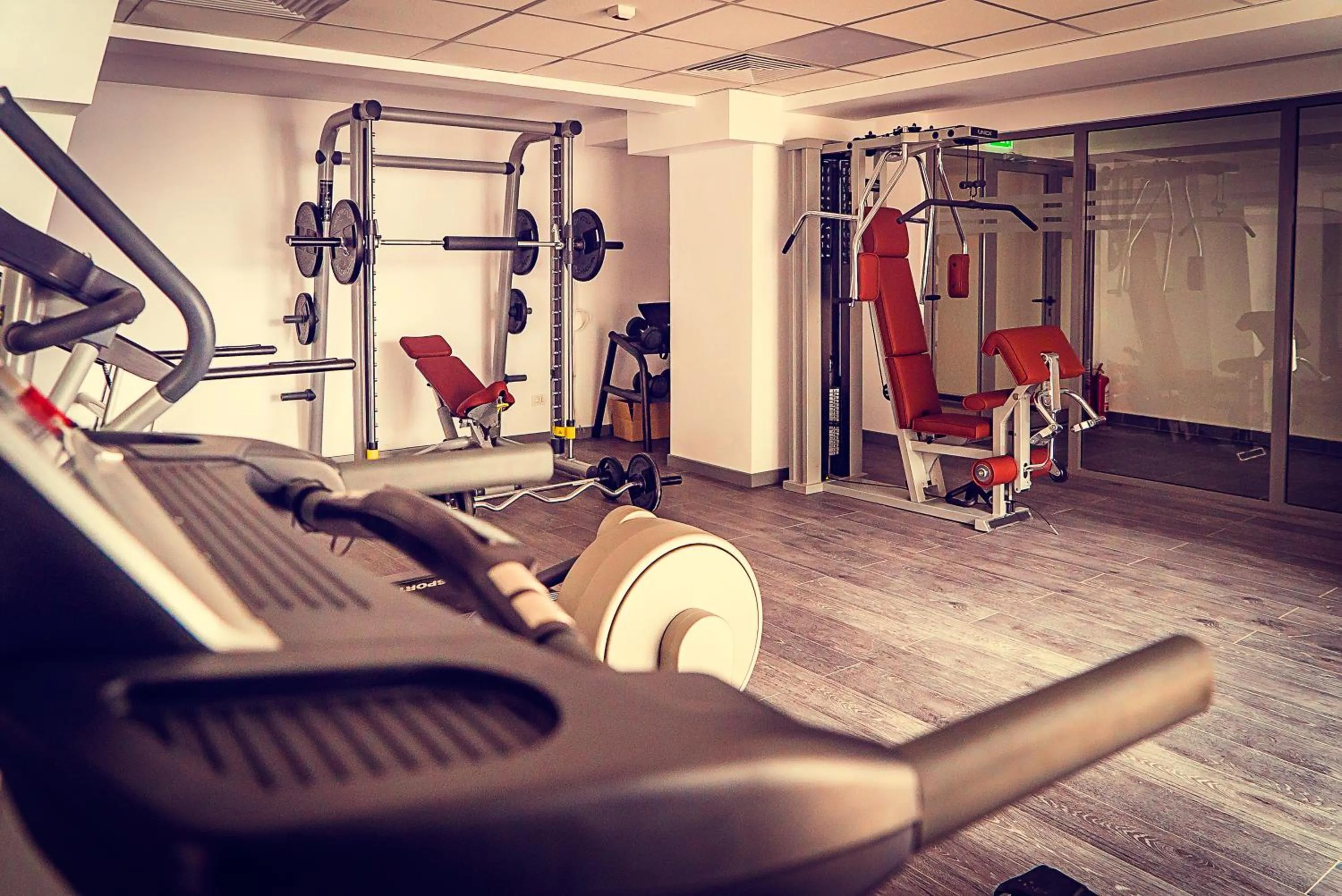 Fitness centre/facilities in Hotel Perla