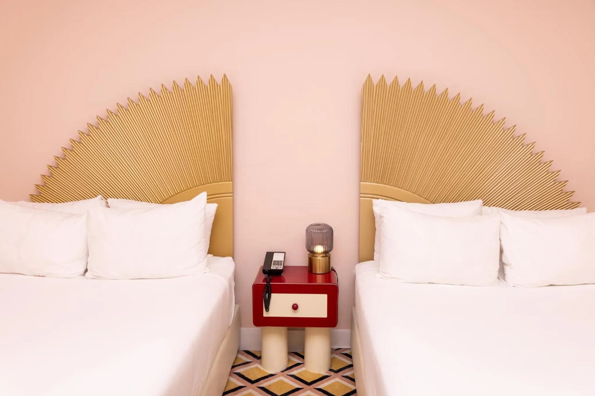 Bed in Crest Hotel Suites