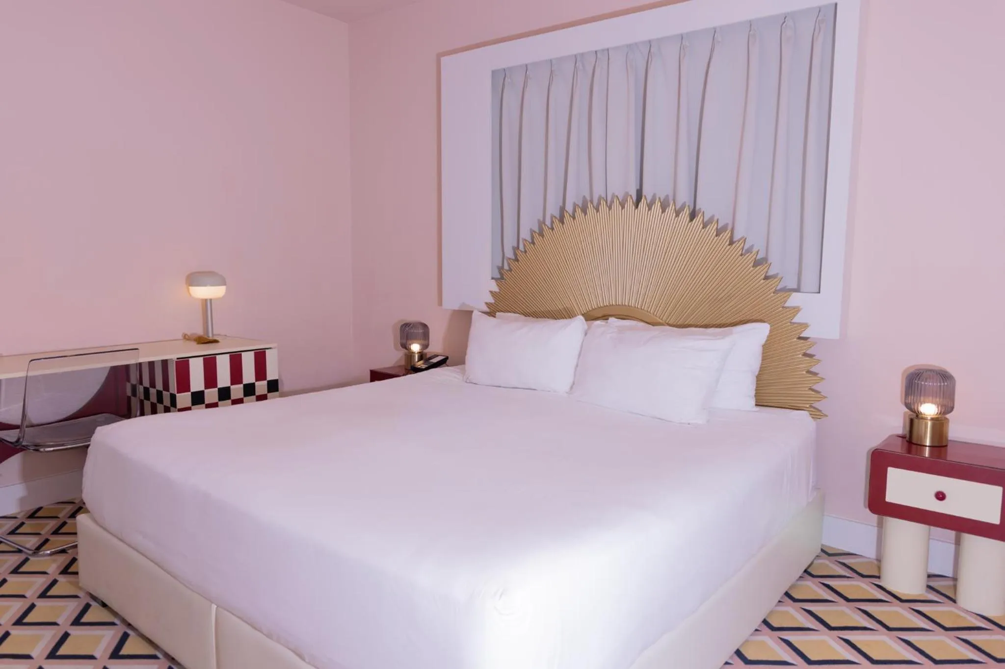 Bed in Crest Hotel Suites