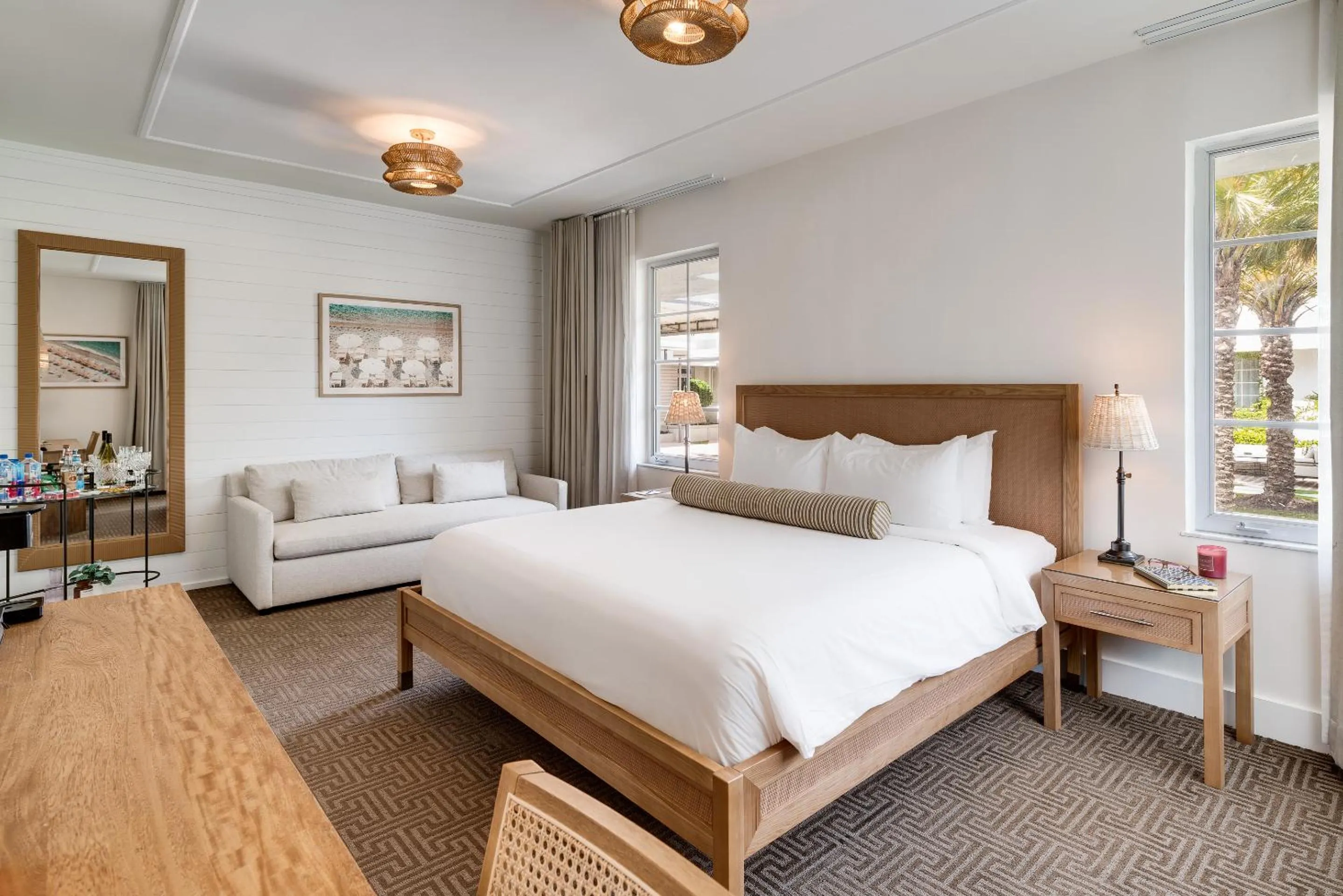 Bed in South Beach Hotel