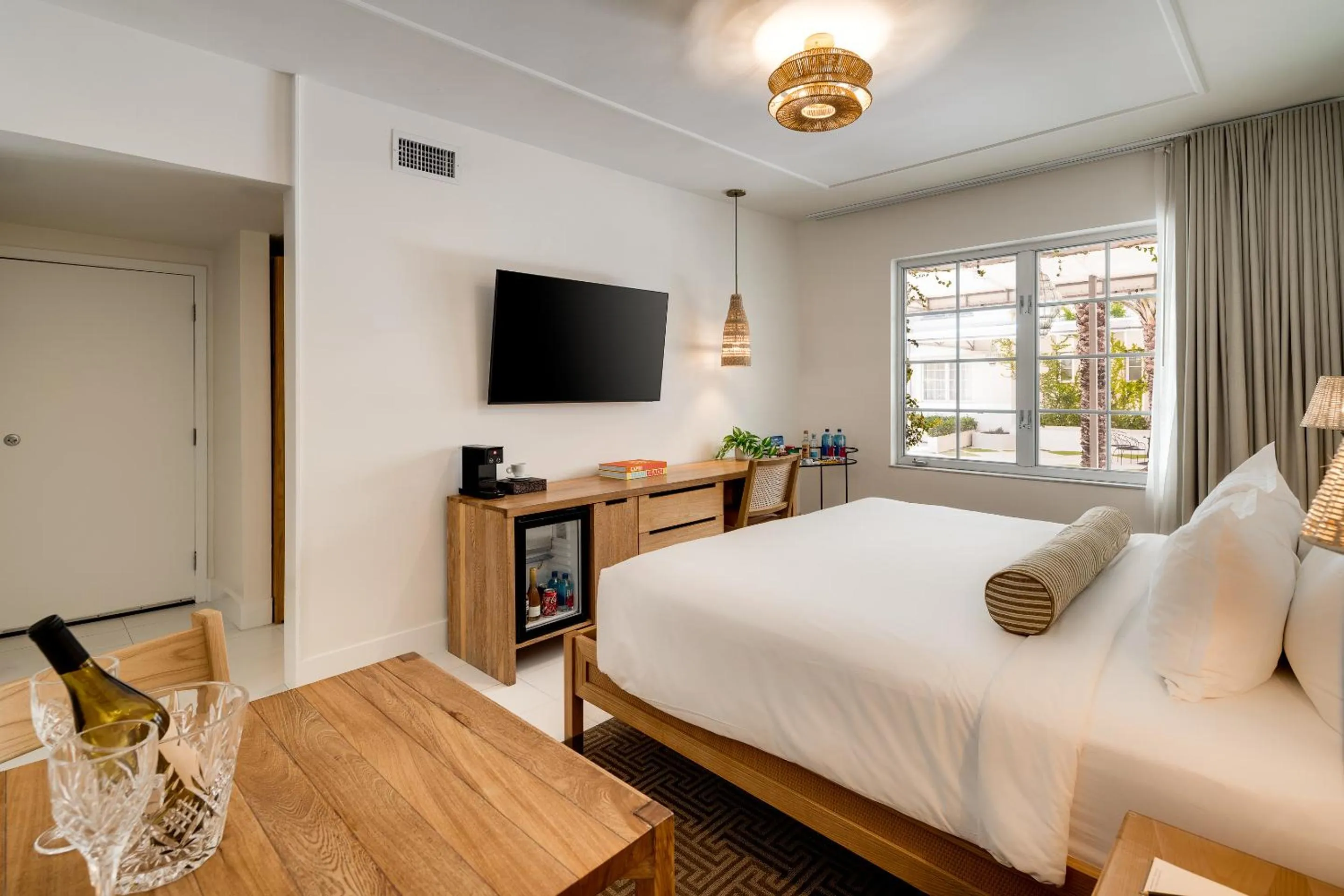 Bed in South Beach Hotel