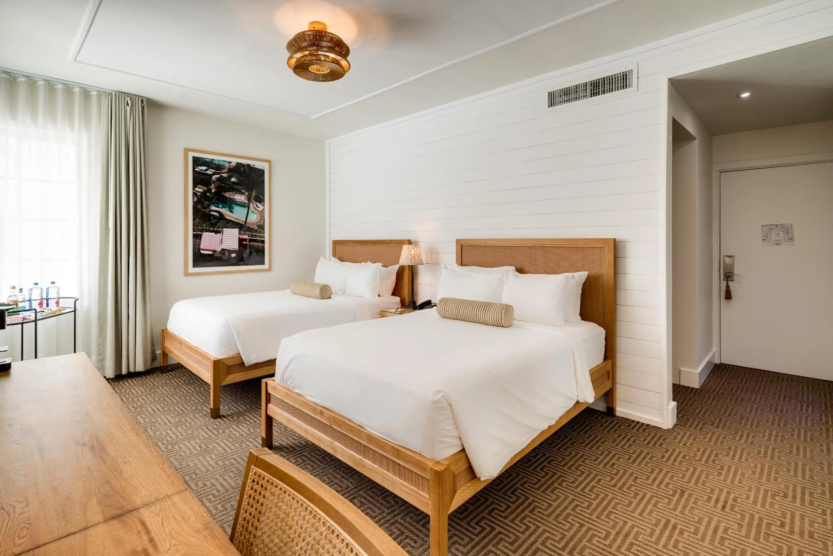 Bed in South Beach Hotel