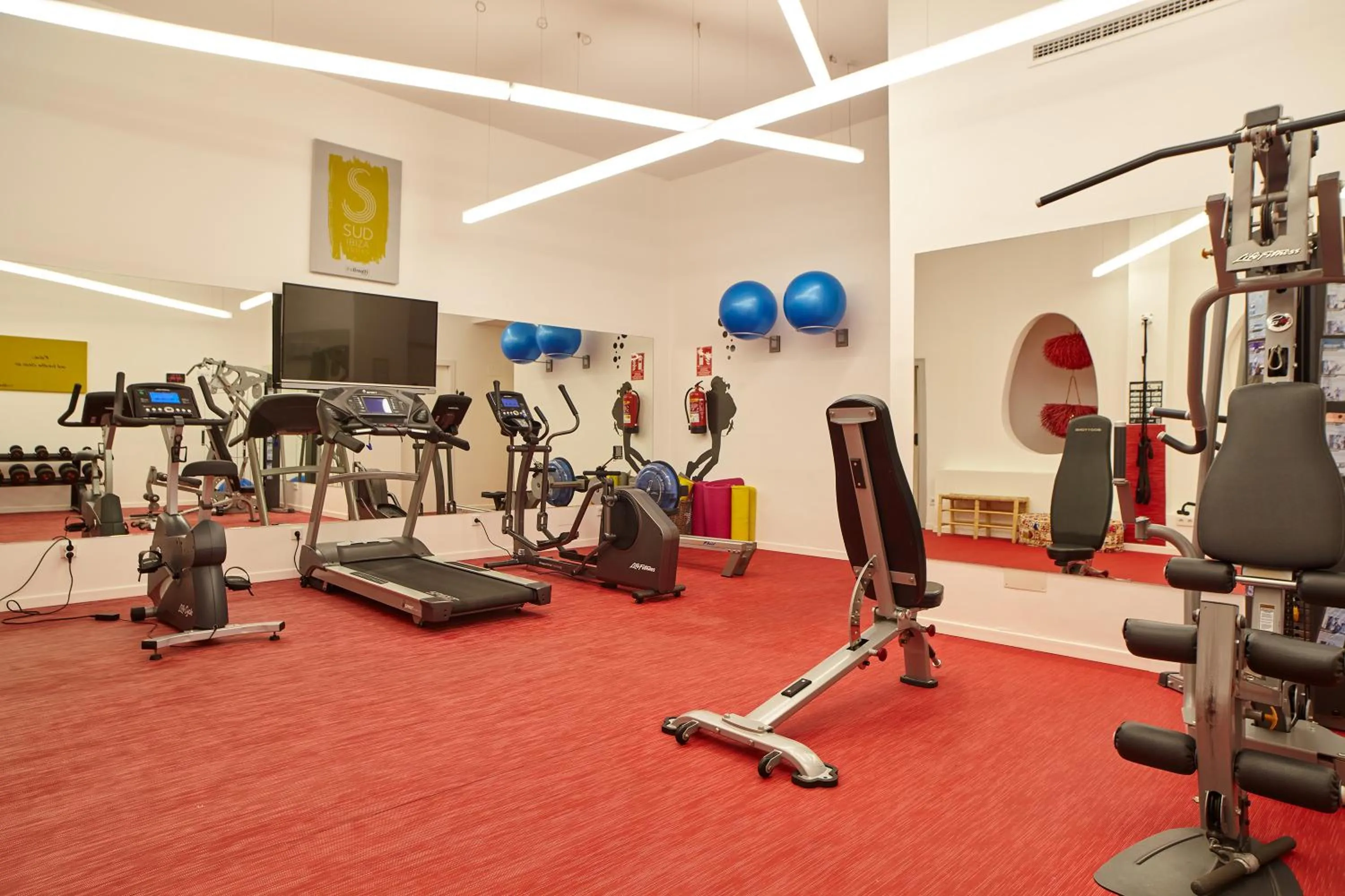 Fitness centre/facilities in Sud Ibiza Suites