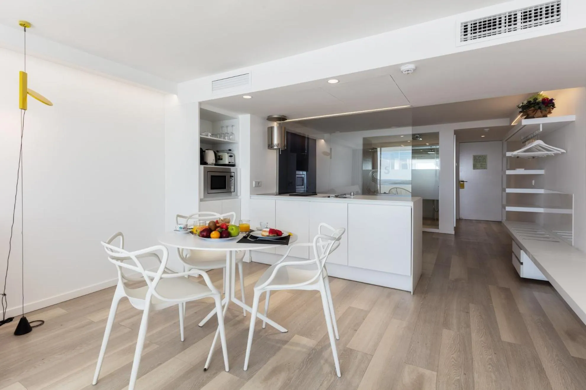 Living room in Sud Ibiza Suites