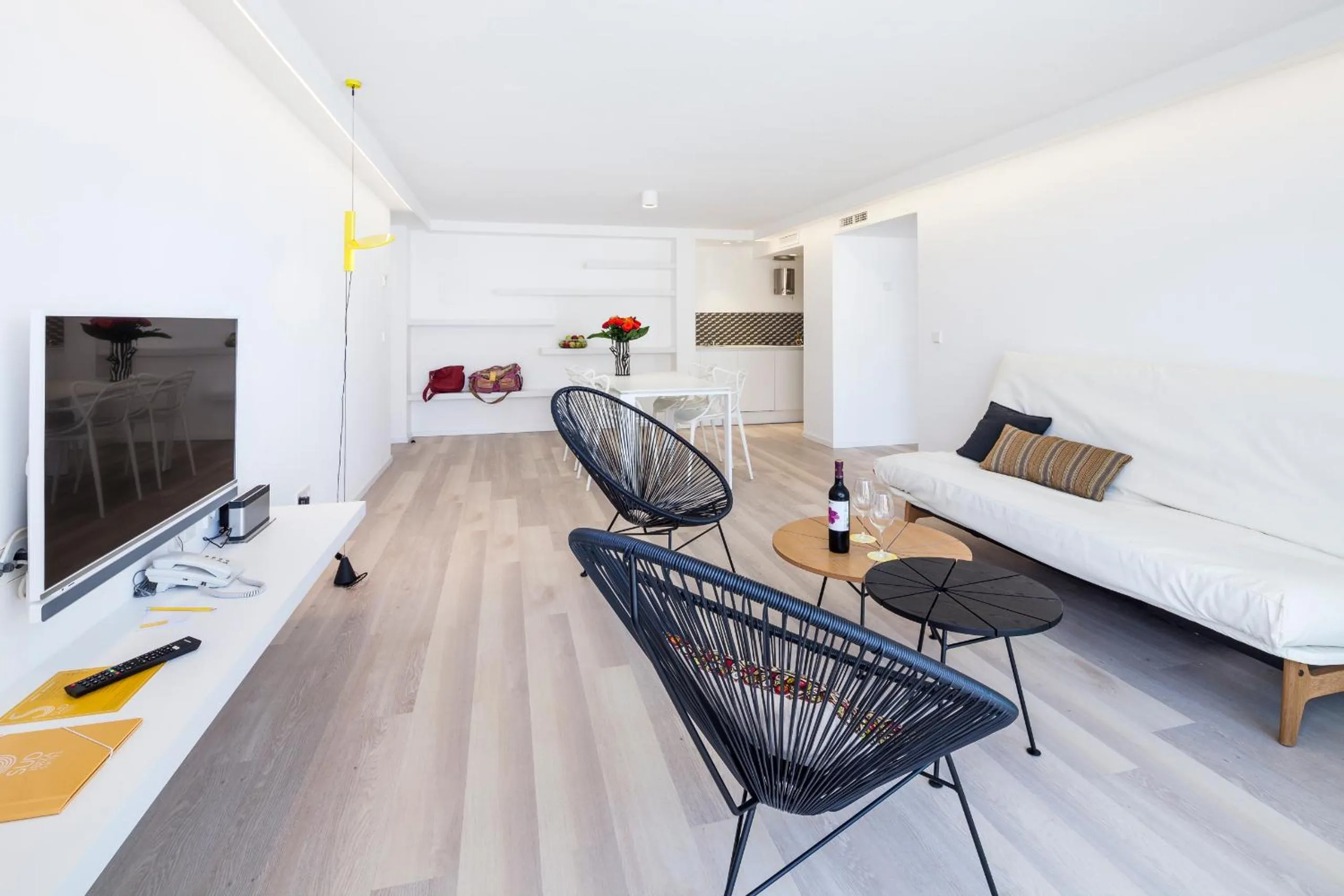 Seating area in Sud Ibiza Suites