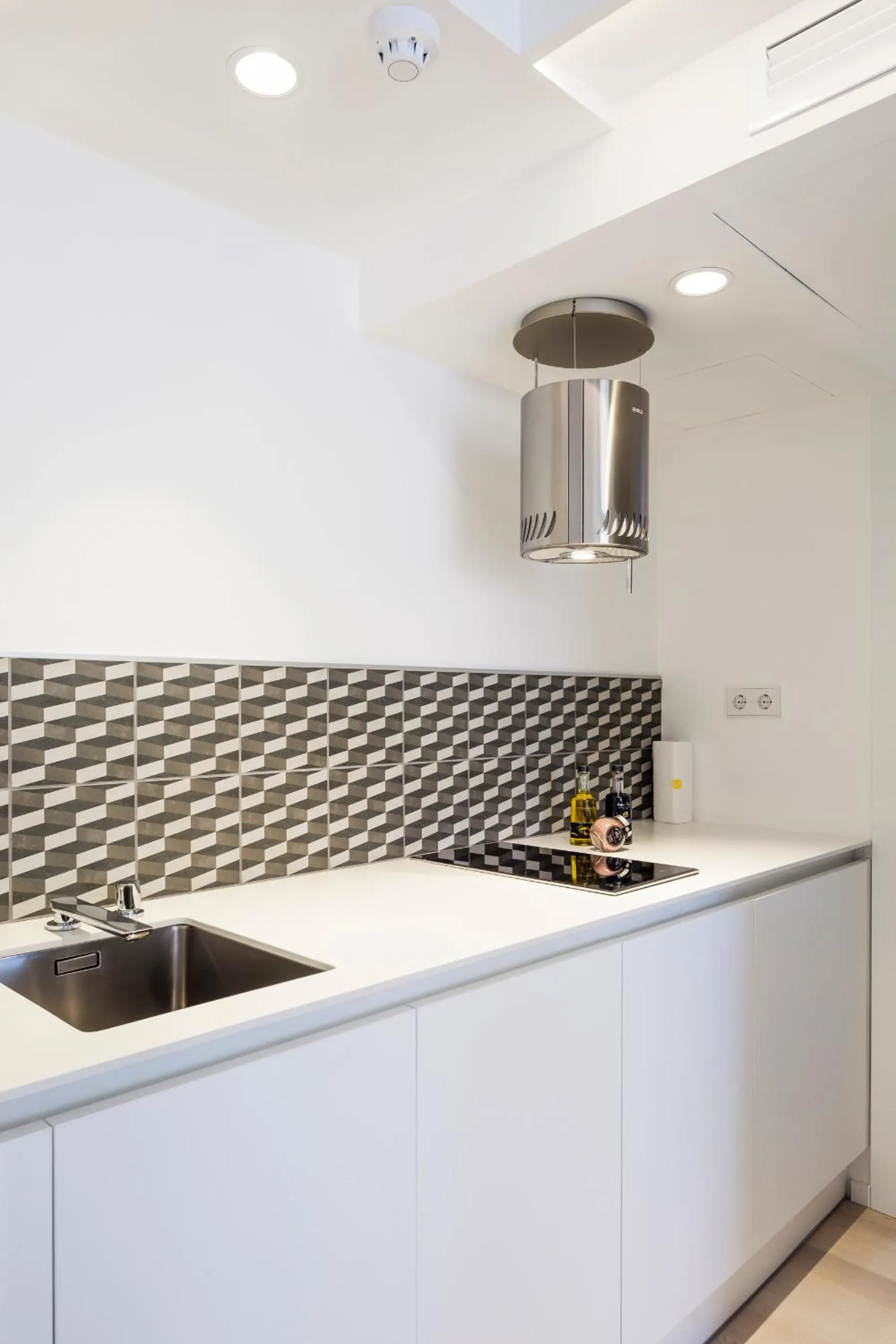 Kitchen or kitchenette in Sud Ibiza Suites