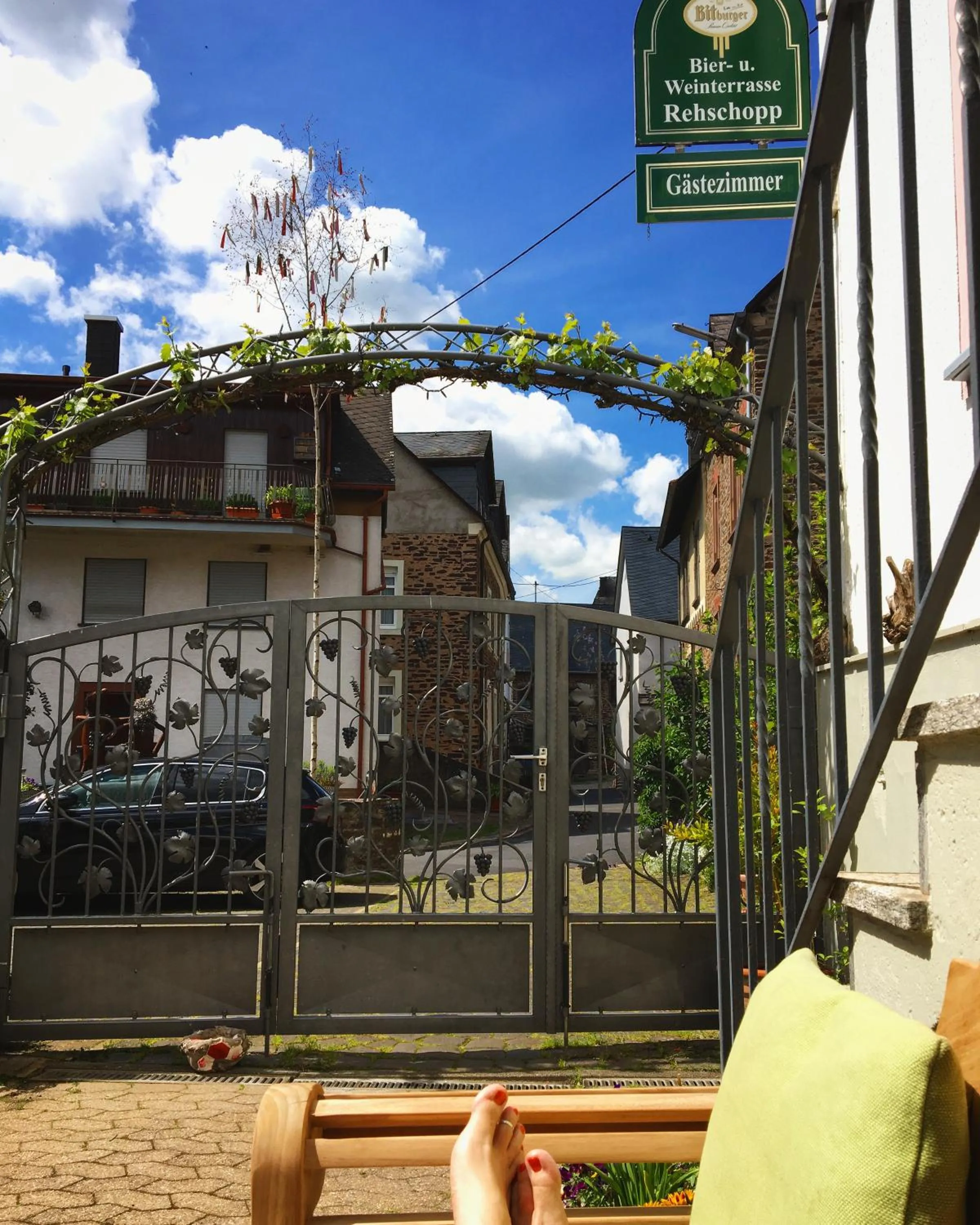 Patio in Pension Rehschopp
