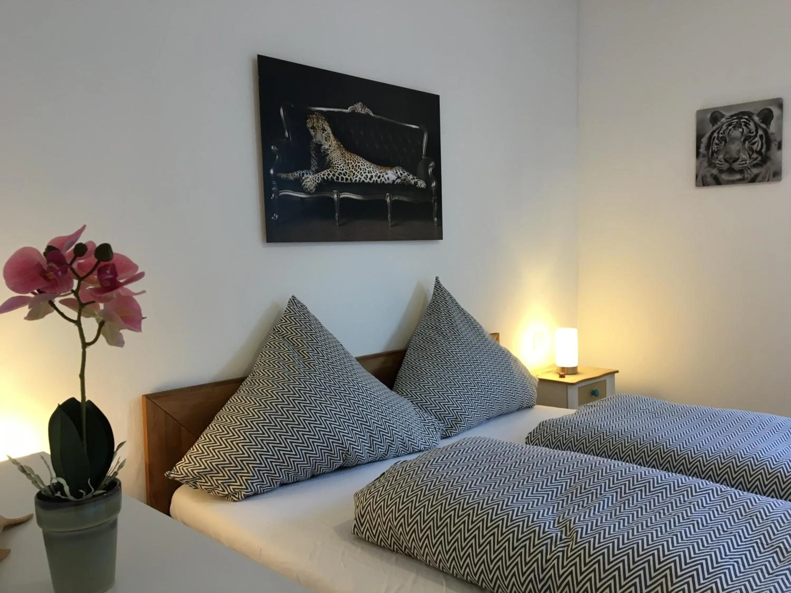 Photo of the whole room, Bed in Pension Rehschopp