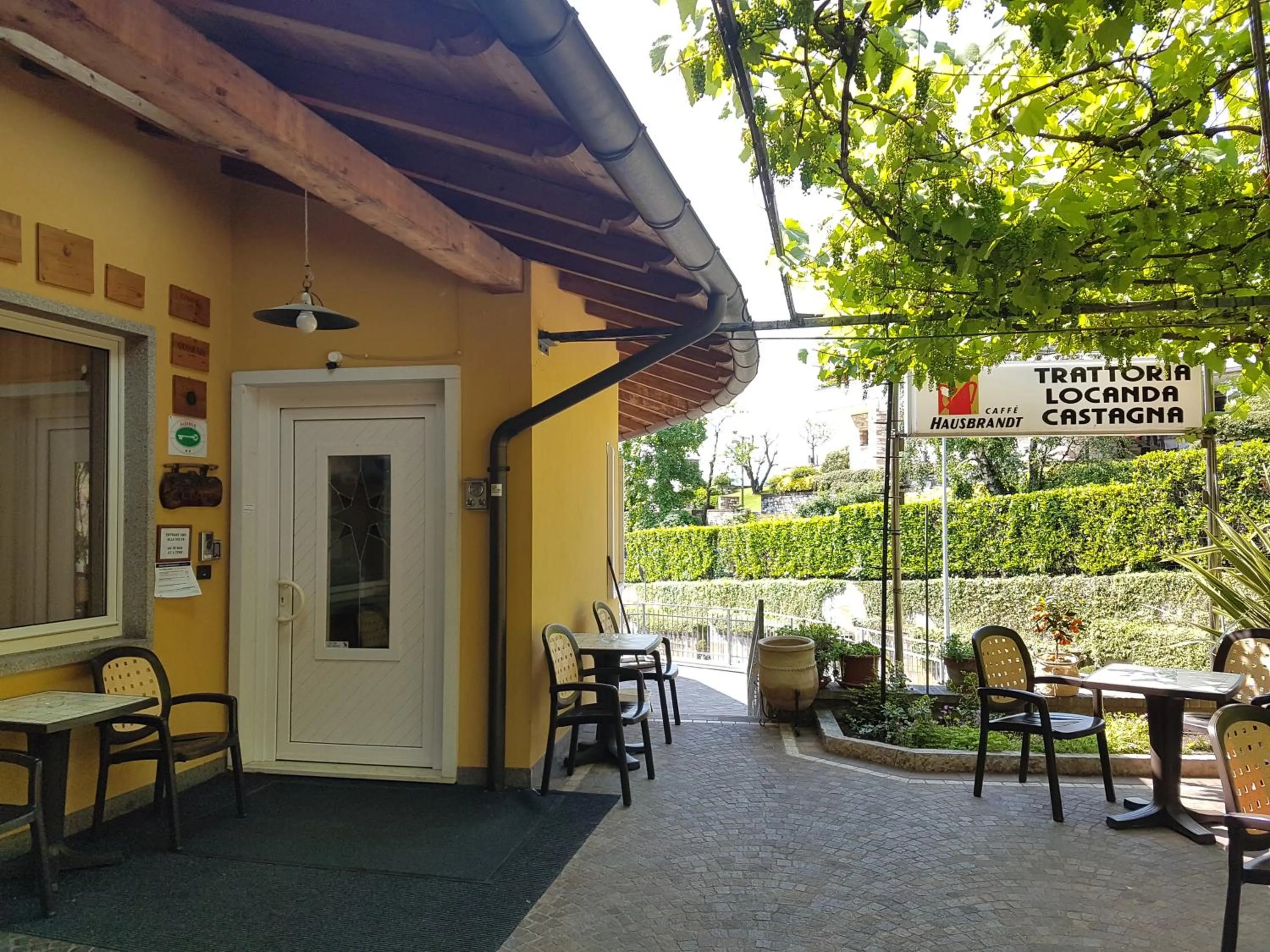 Patio in Locanda Castagna