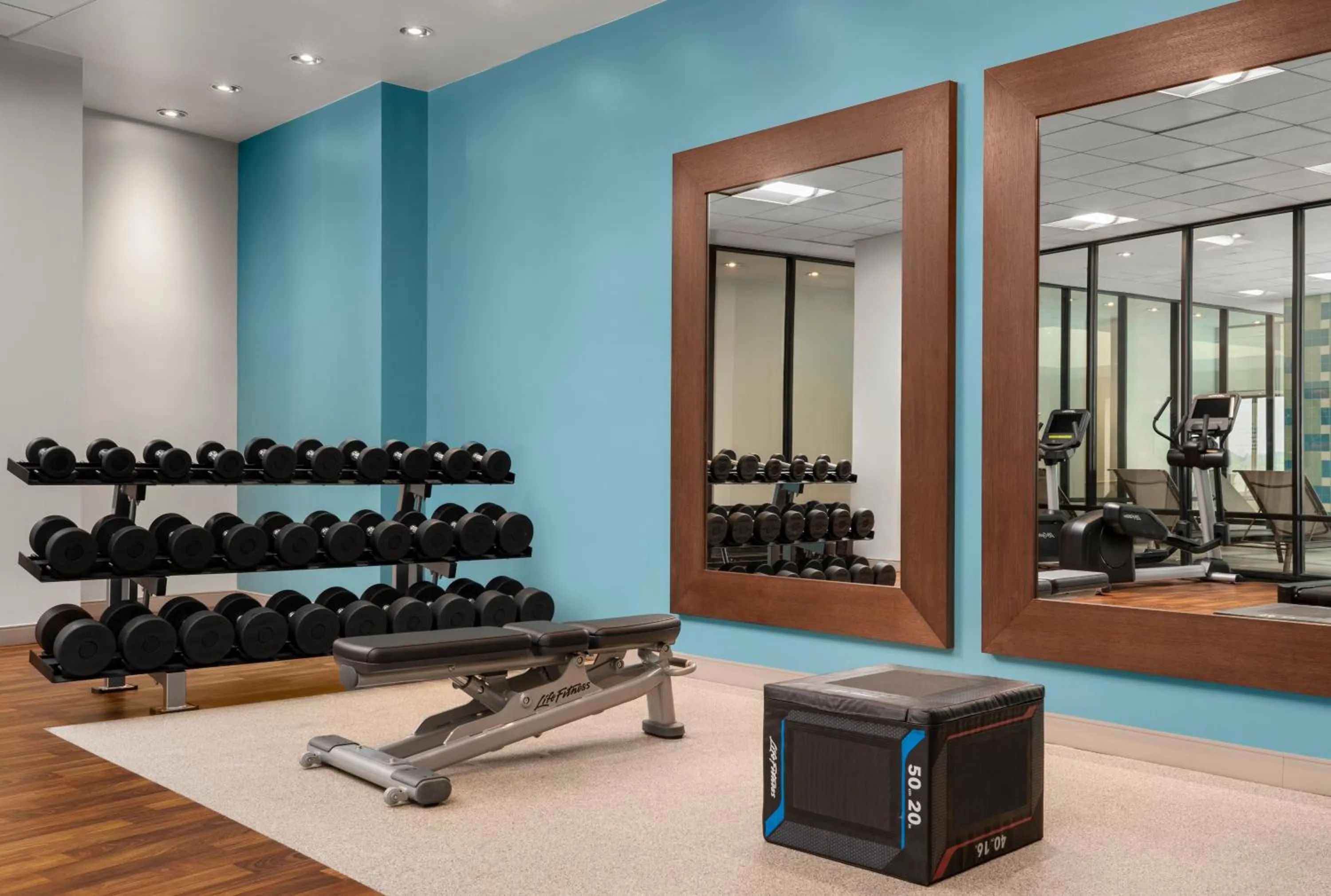 Fitness centre/facilities in DoubleTree by Hilton Hartford Downtown