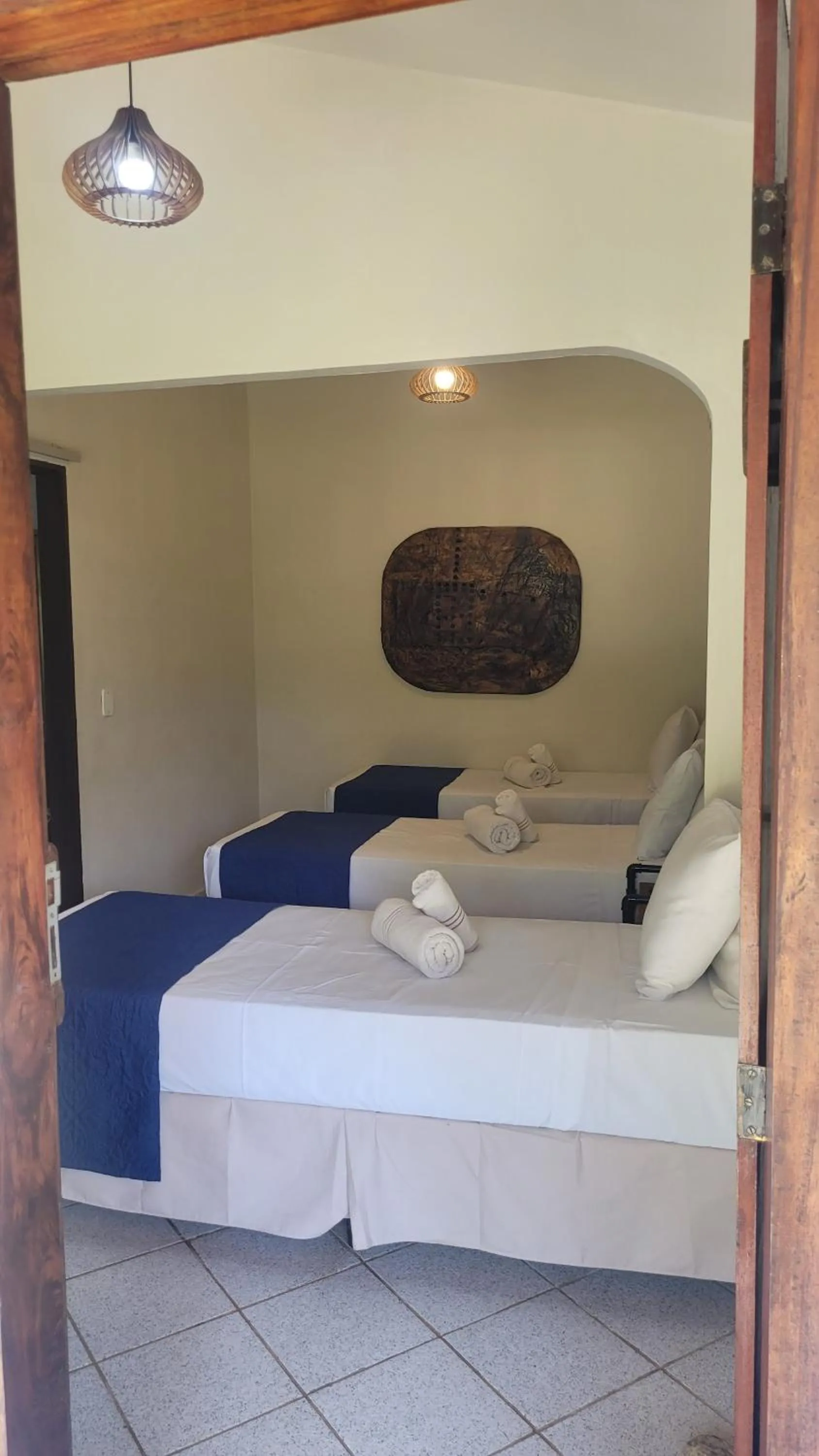 Bed in Pousada Estalagem Vila Tania