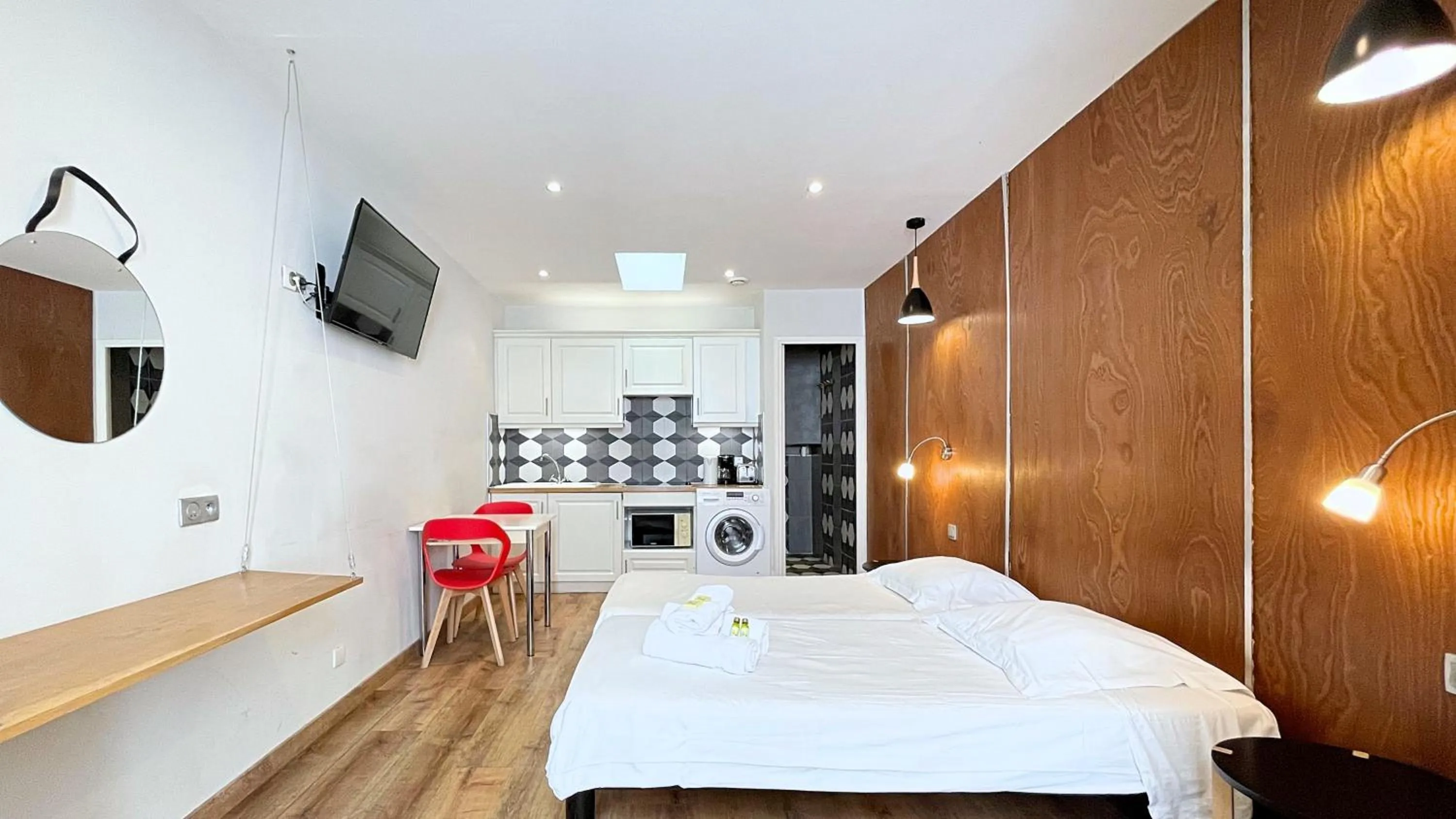 Bed in Hotel Le Florian