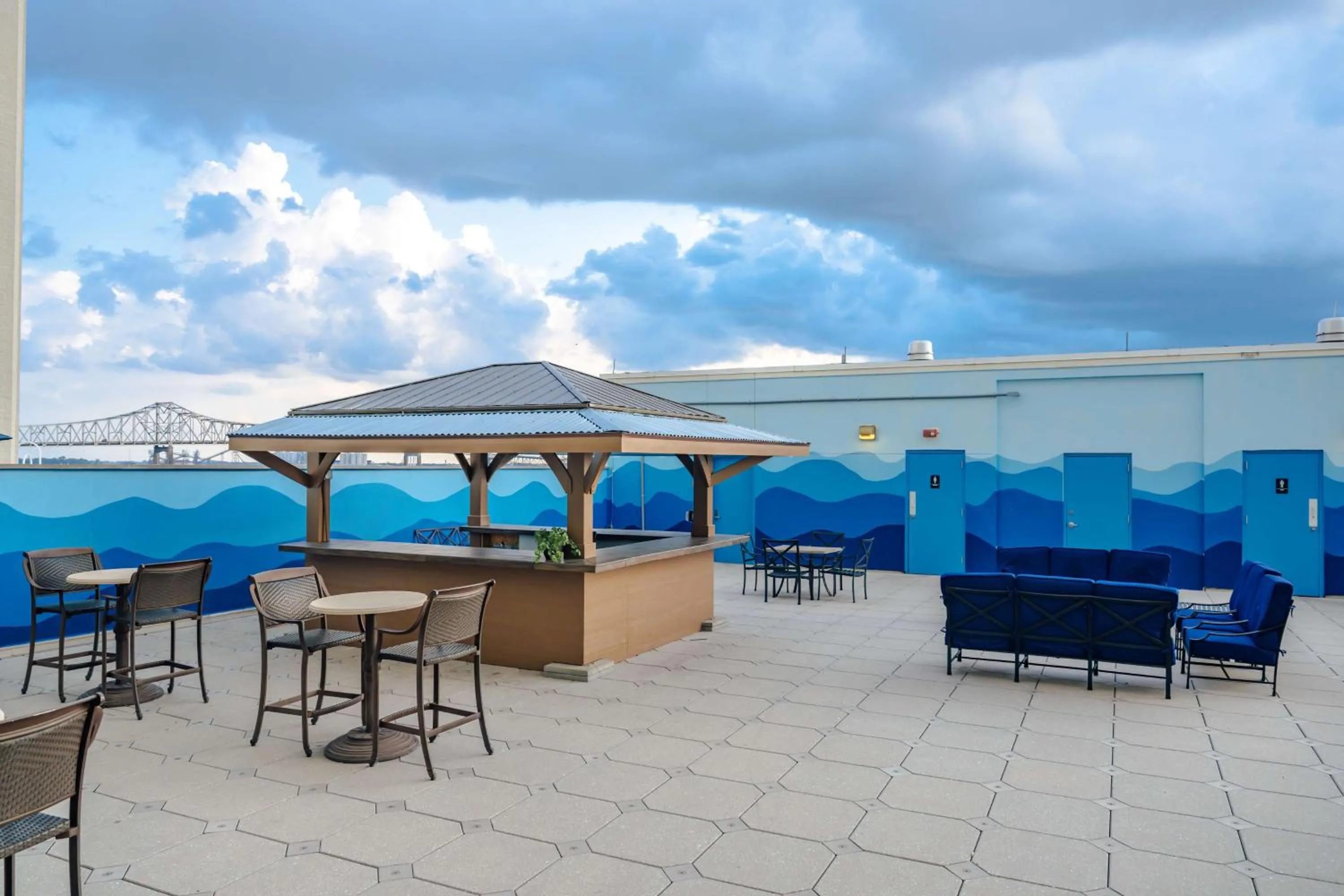 Pool view in Hilton Baton Rouge Capitol Center