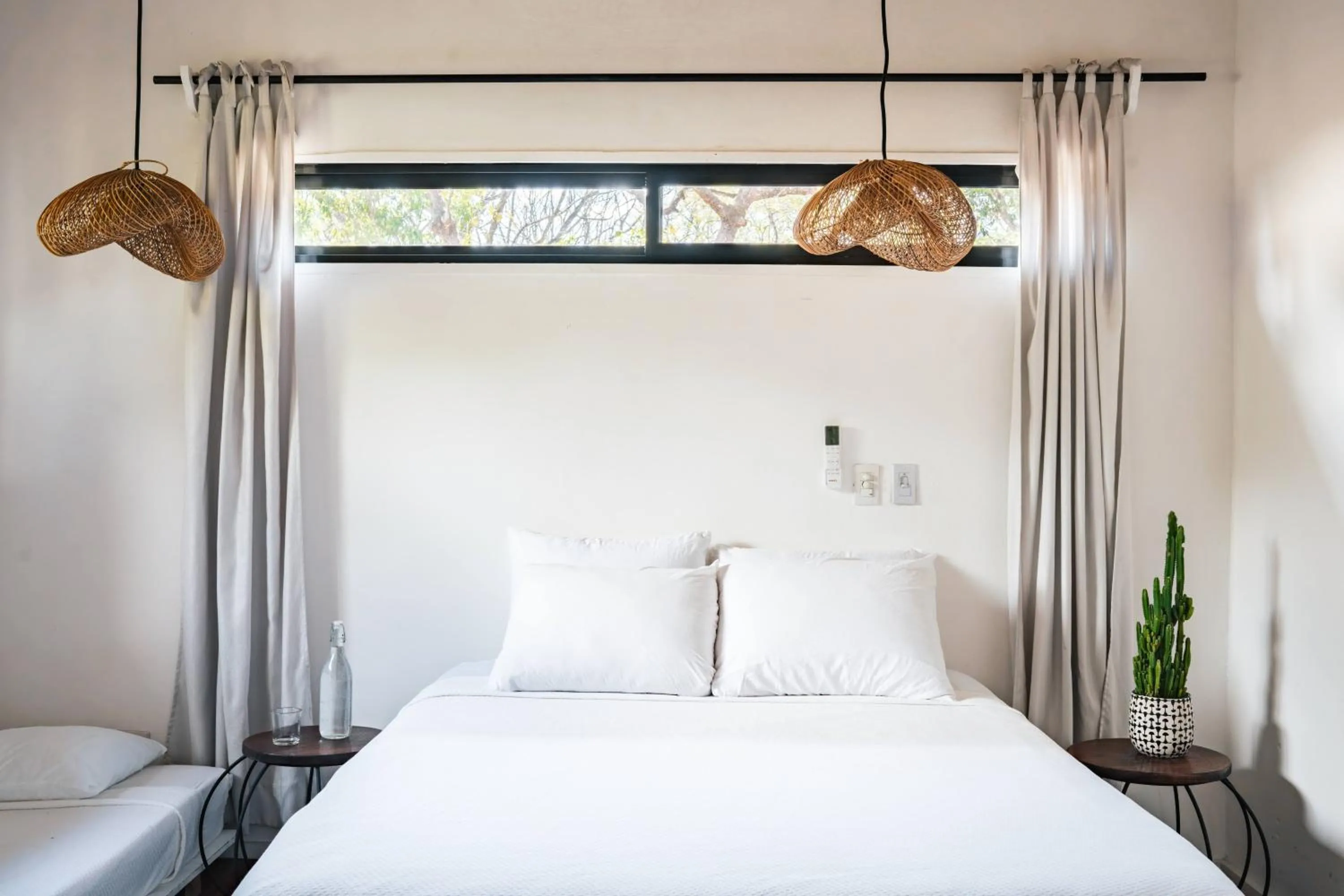 Bed in La Negra Surf Hotel