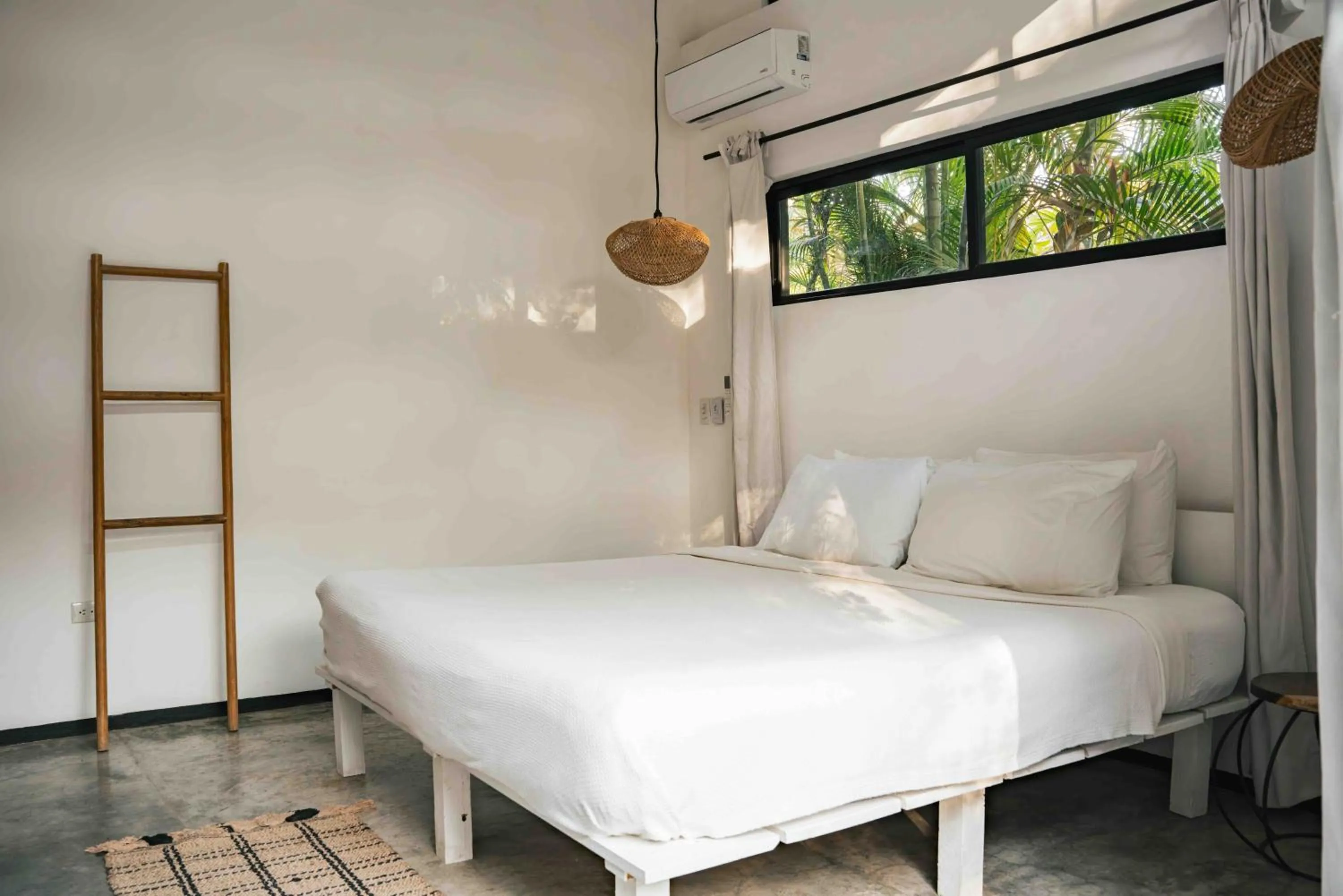 Bed in La Negra Surf Hotel