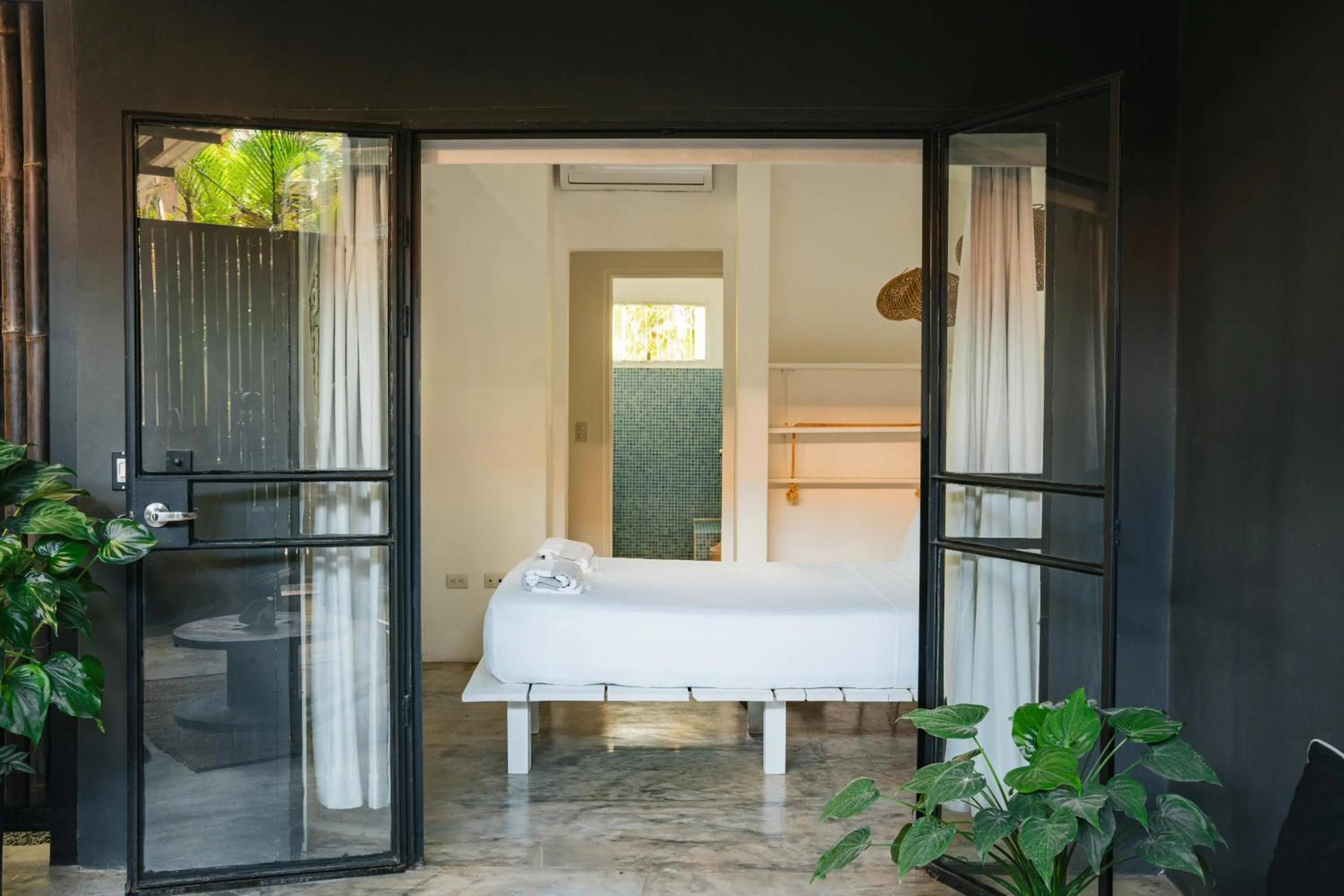 Bed in La Negra Surf Hotel