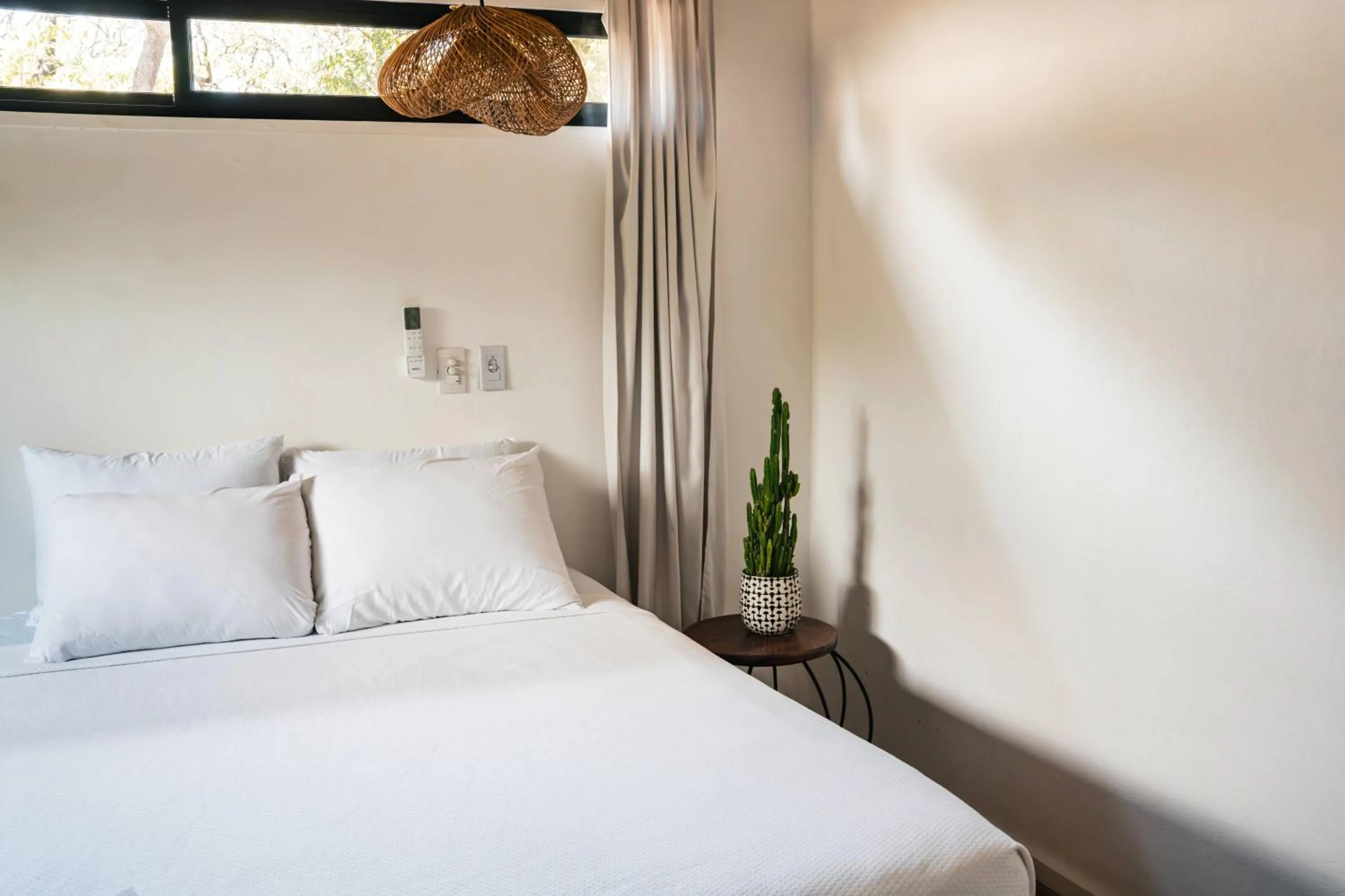 Bed in La Negra Surf Hotel