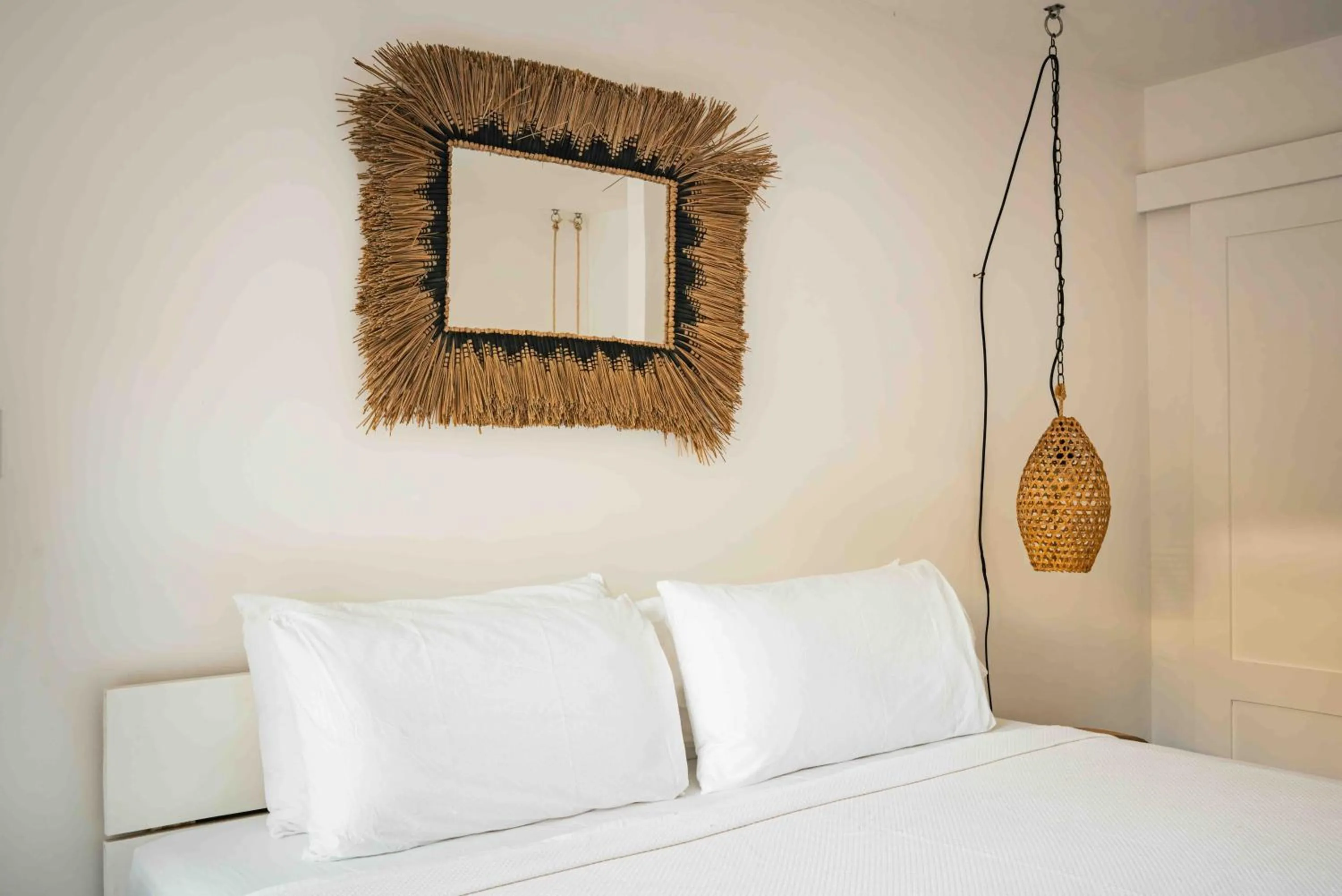 Bed in La Negra Surf Hotel