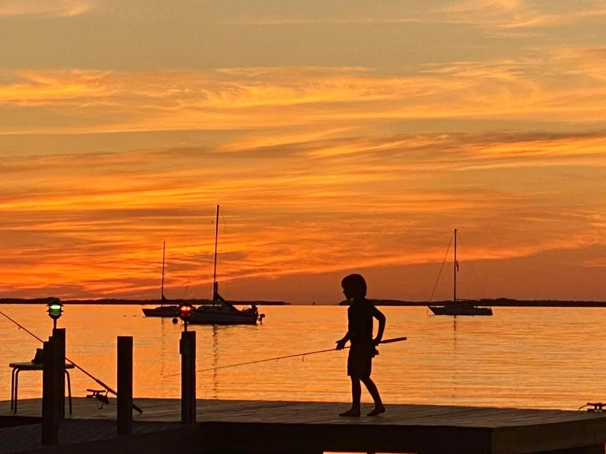 Fishing in Sunset Cove Beach Resort