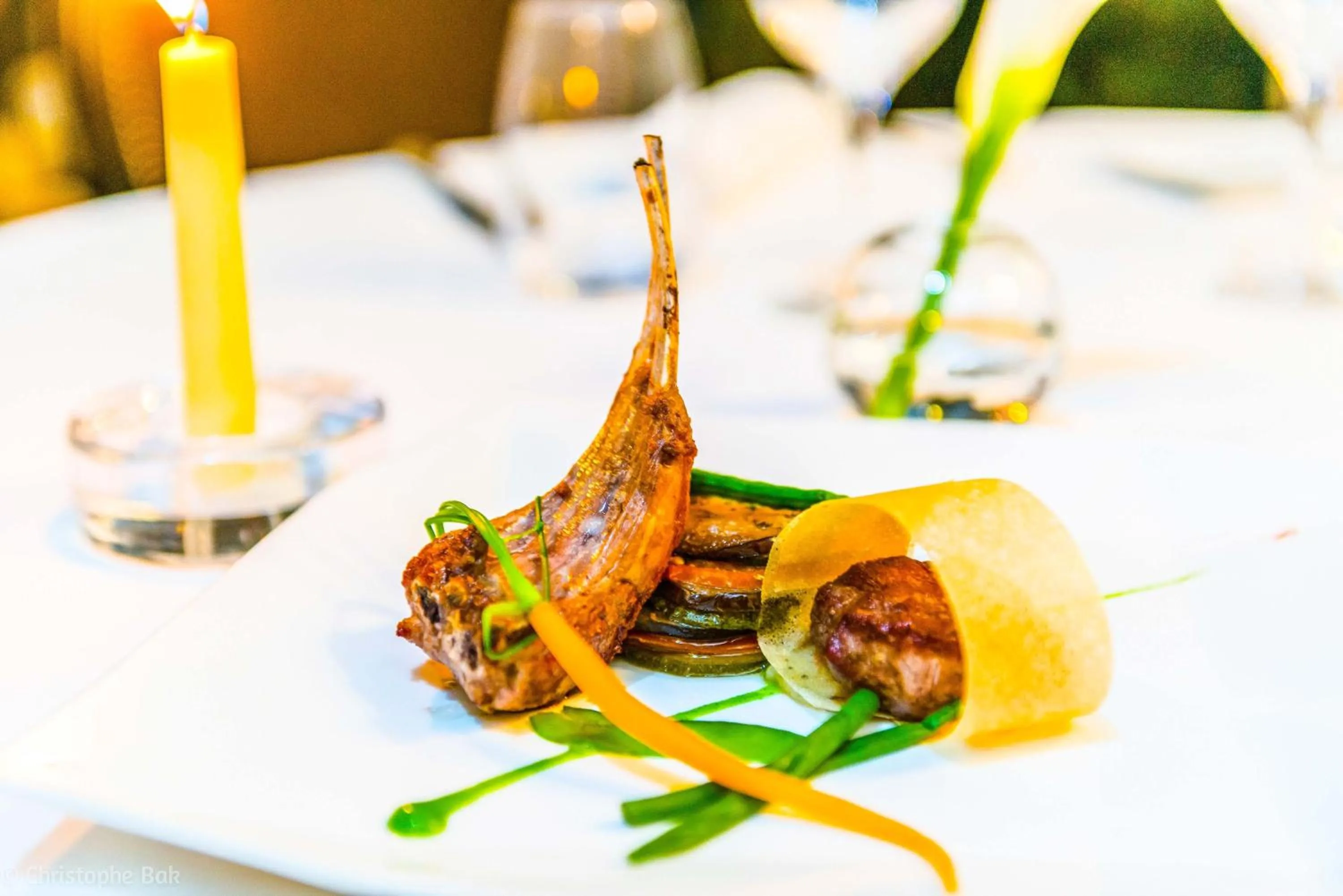 Food and drinks in Les Jardins d'Epicure