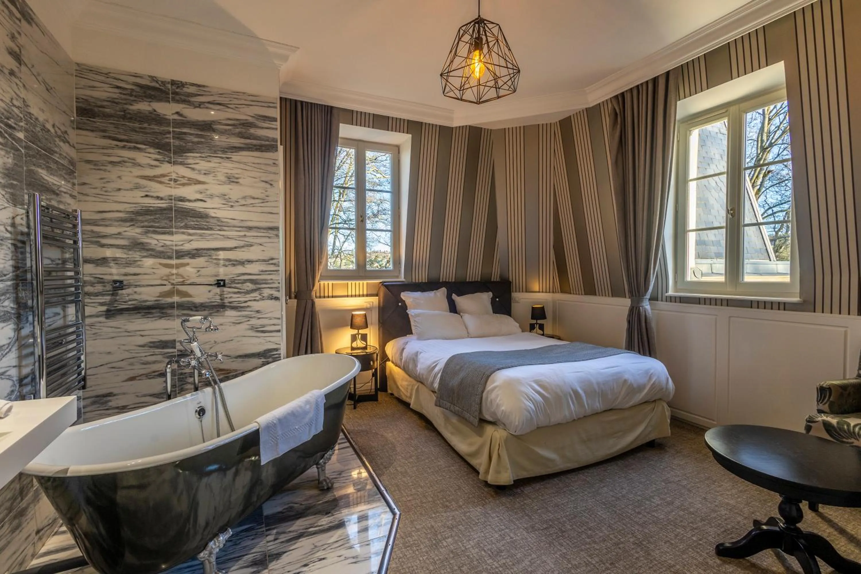 Bed in Les Jardins d'Epicure