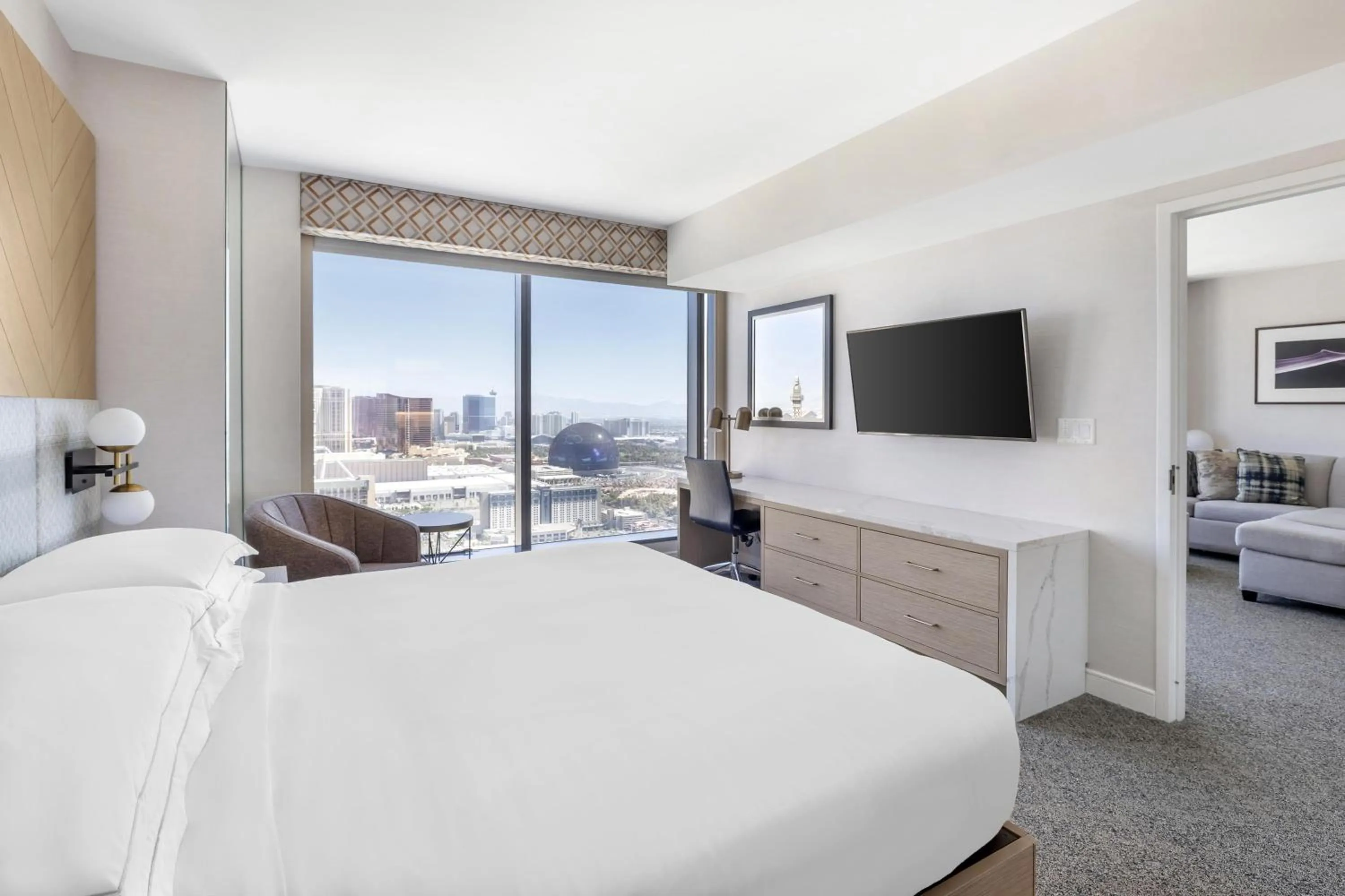 Bed in Hilton Grand Vacations Club Elara Center Strip Las Vegas