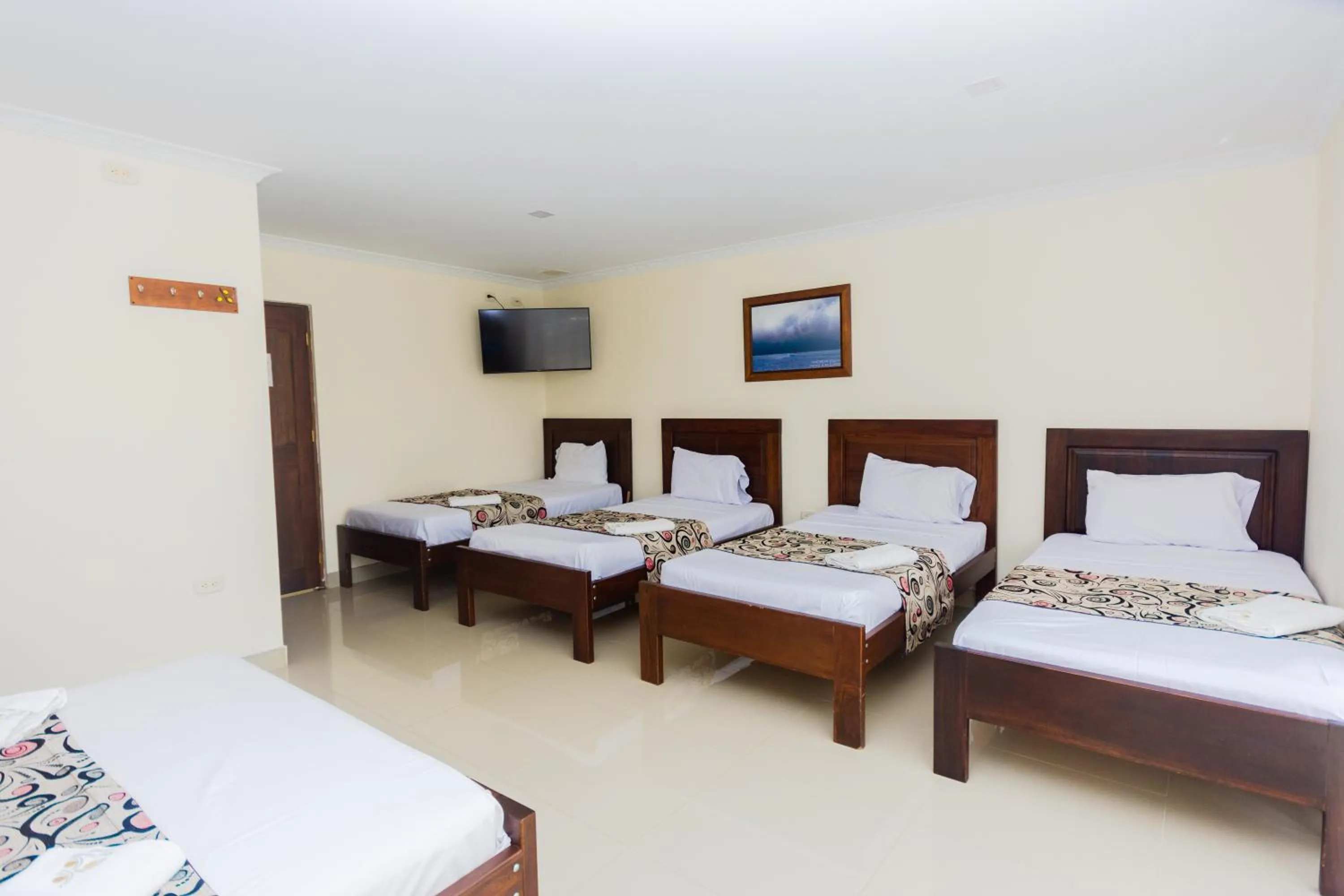 Bed in Hotel Verony Guatape