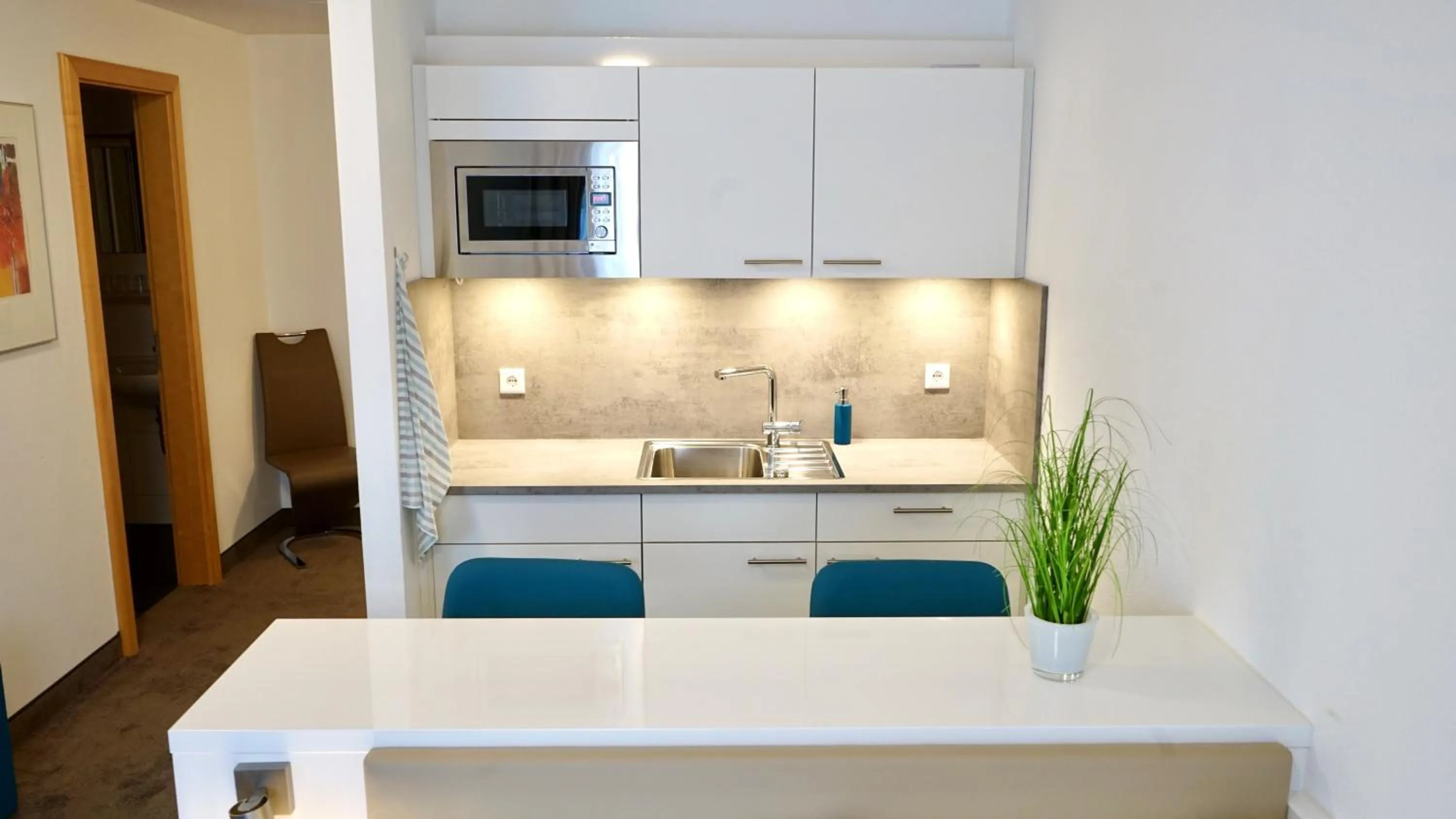 Kitchen or kitchenette in Hotel Günter