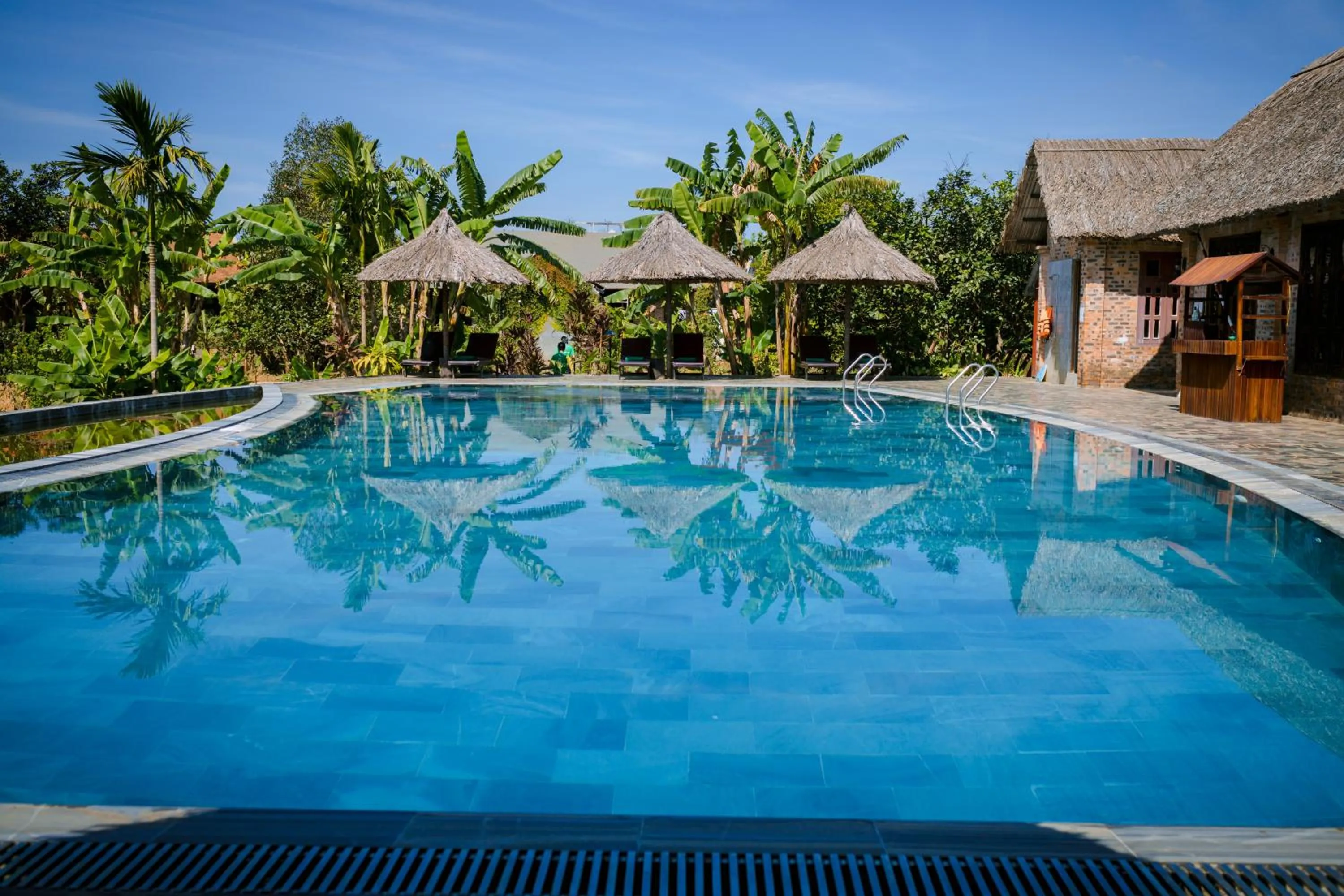 Swimming pool in Hue Ecolodge