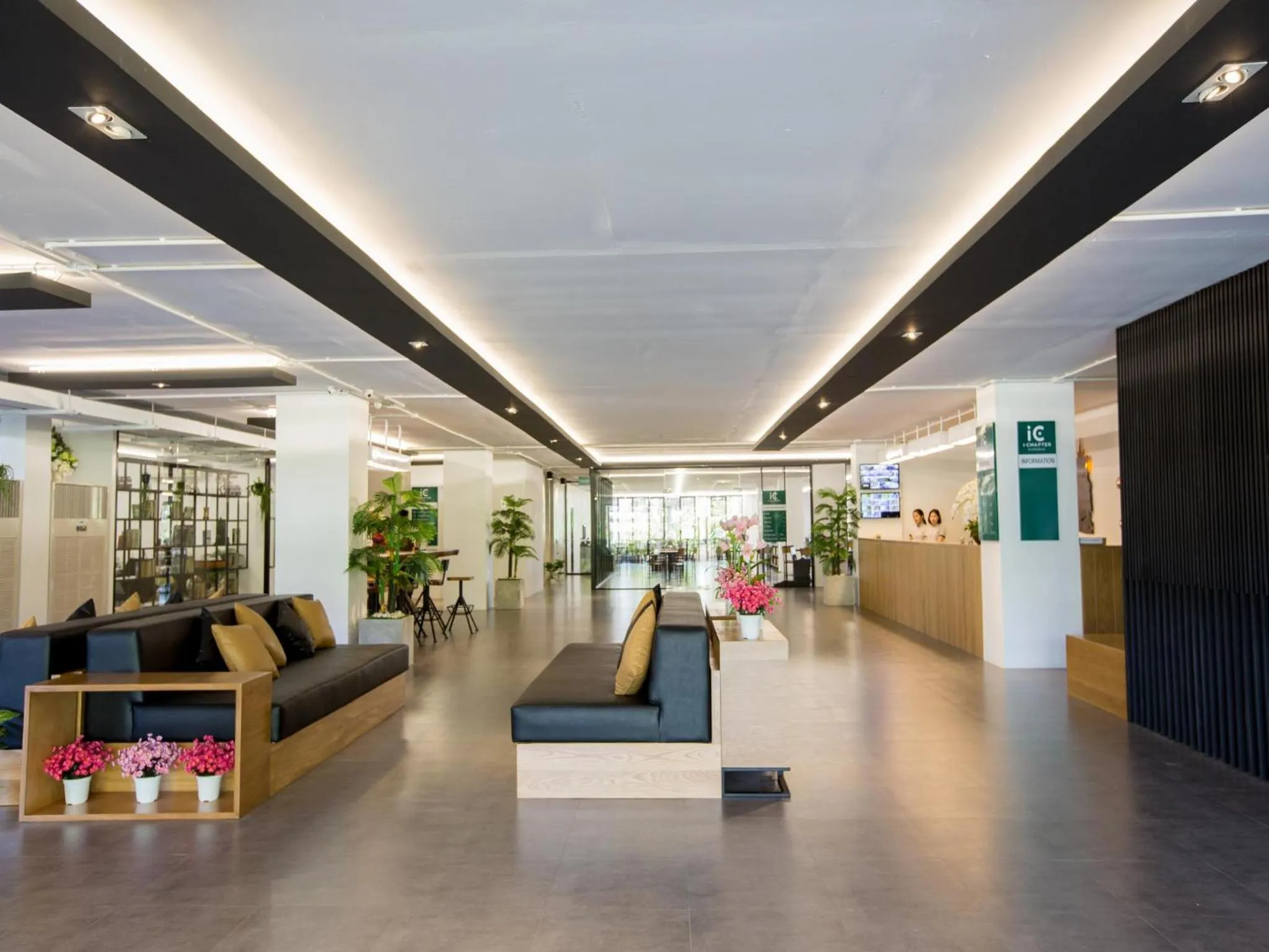 Lobby or reception in iChapter Hotel Suvarnabhumi