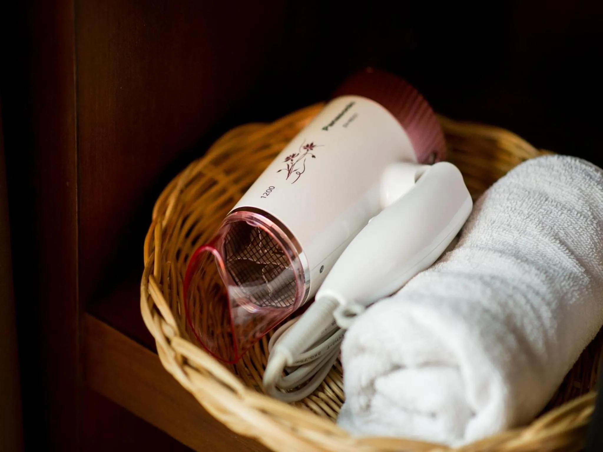 hair dryier in iChapter Hotel Suvarnabhumi