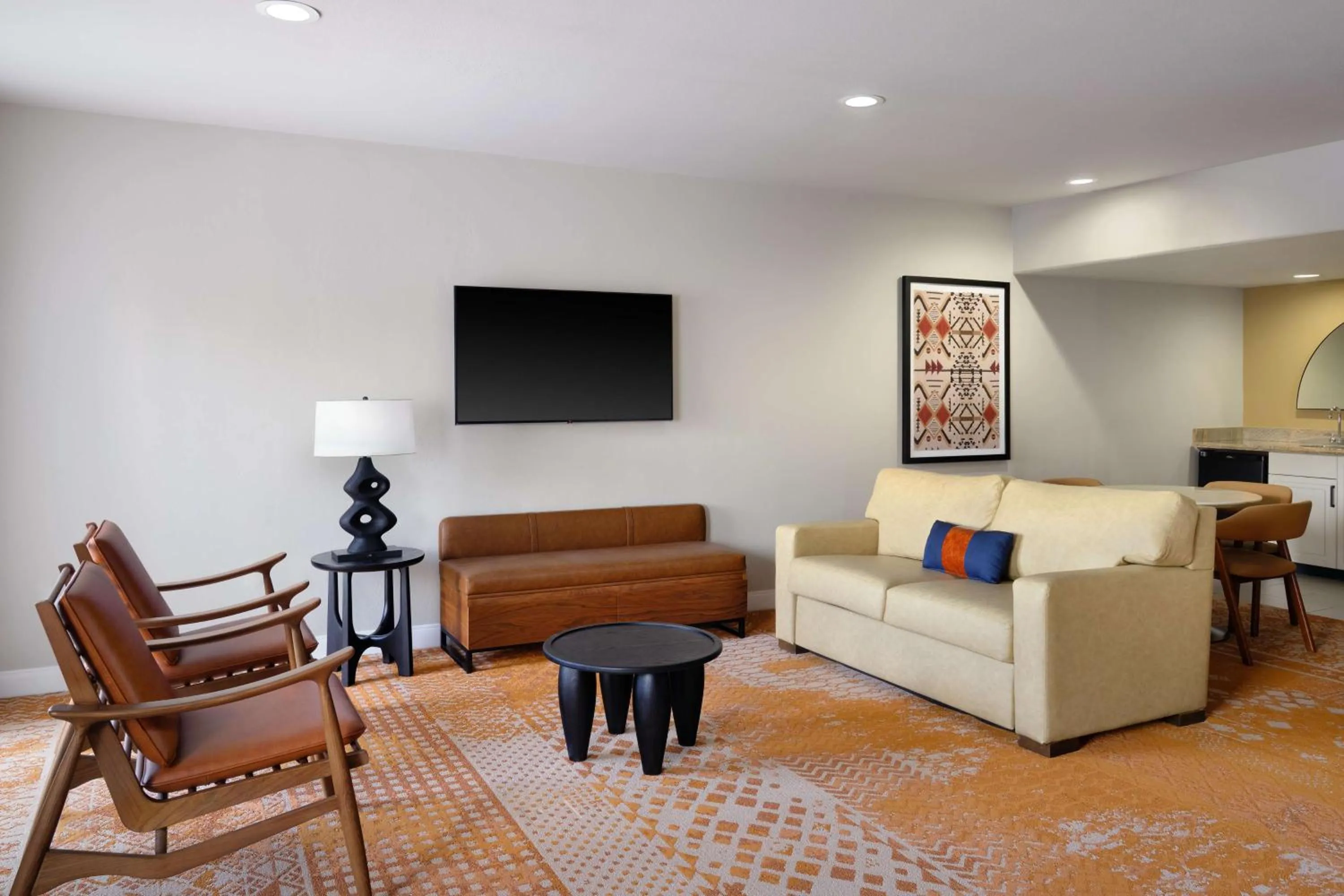 Living room in Hilton Sedona Resort at Bell Rock