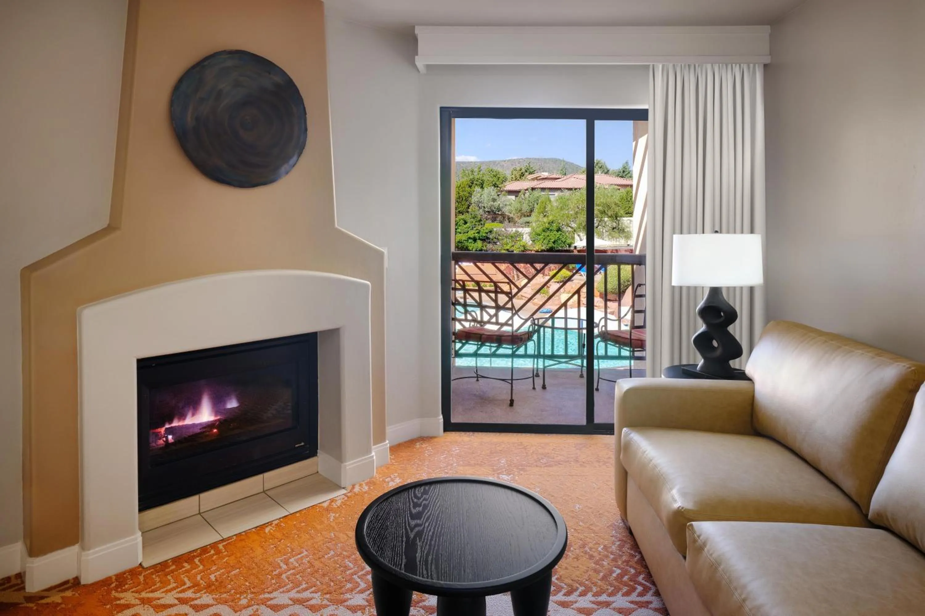 Living room in Hilton Sedona Resort at Bell Rock