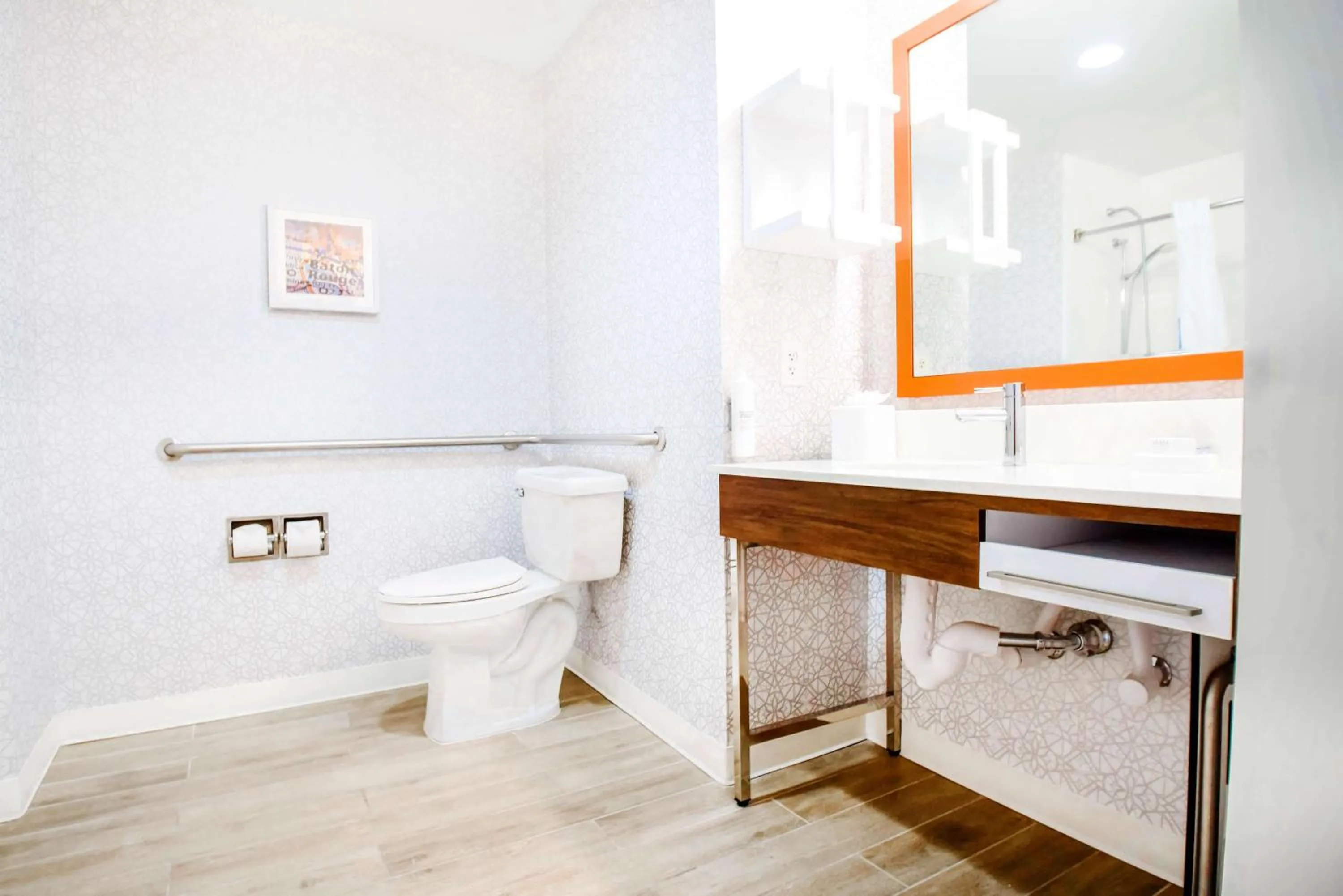 Bathroom in Hampton Inn Baton Rouge - Denham Springs