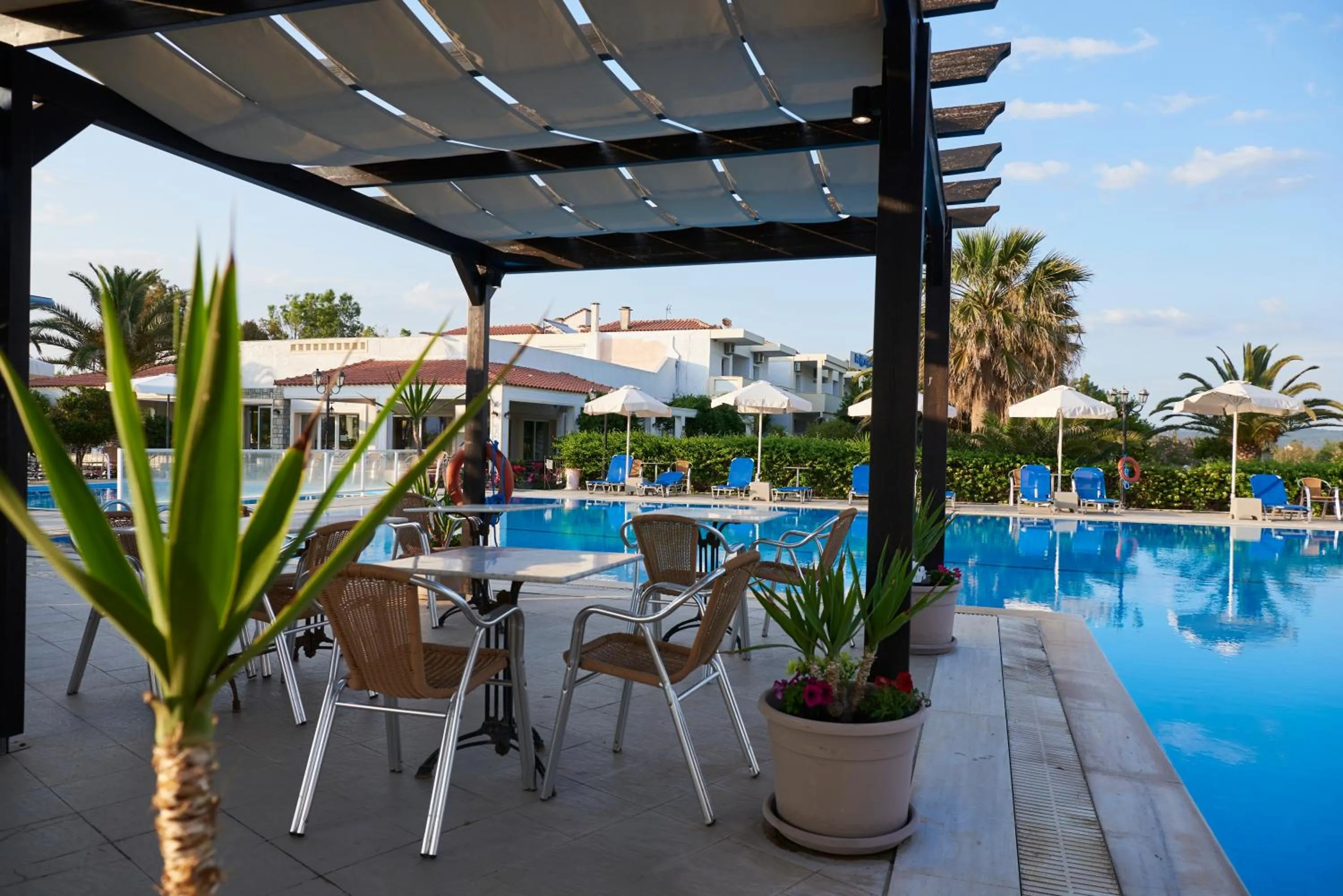 Patio in Kalloni Bay