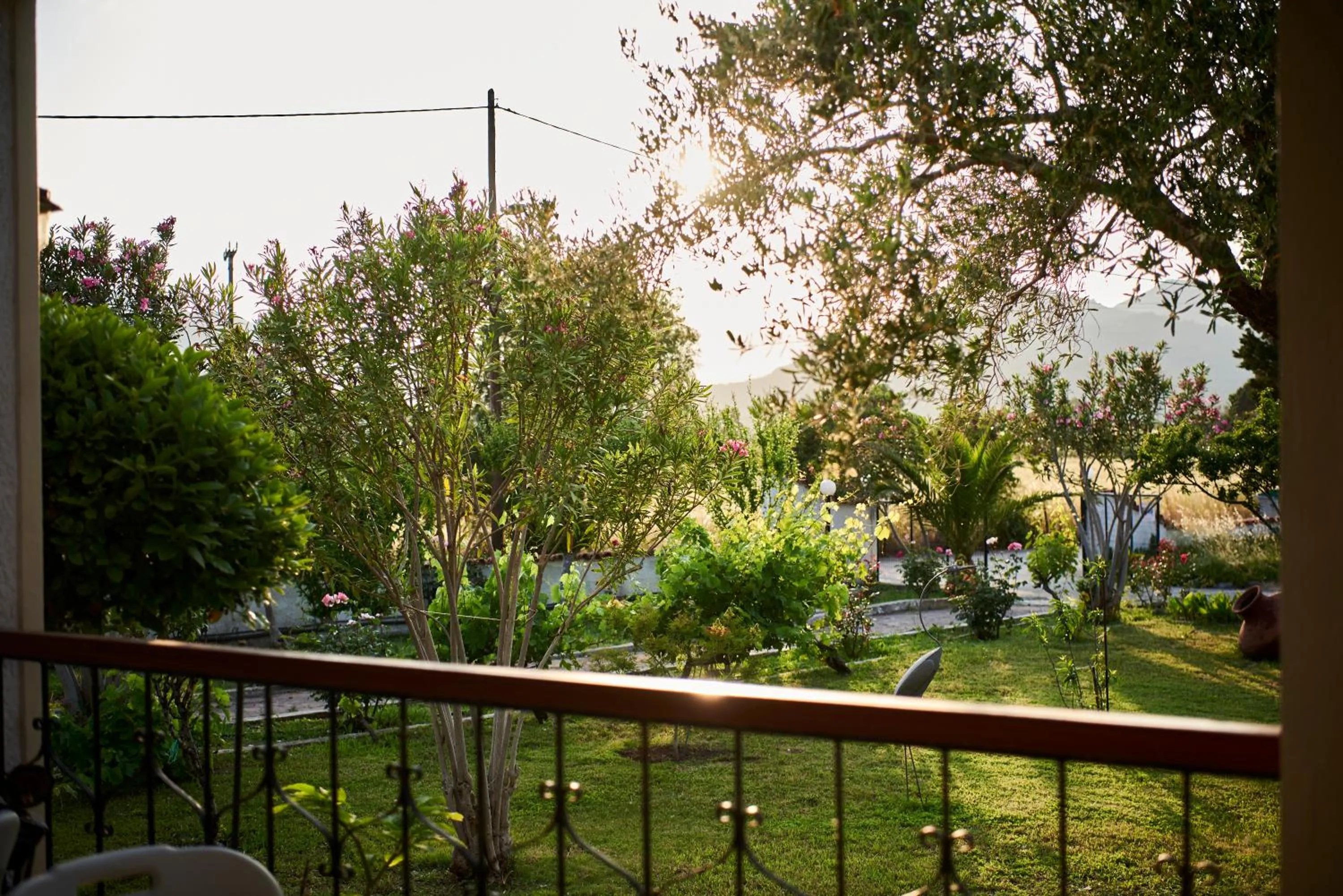 Natural landscape in Kalloni Bay