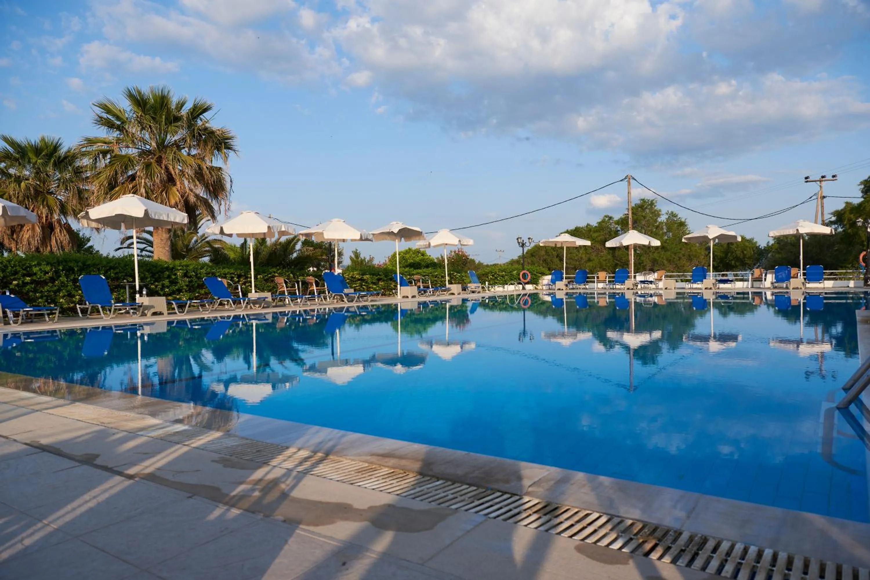 Pool view in Kalloni Bay
