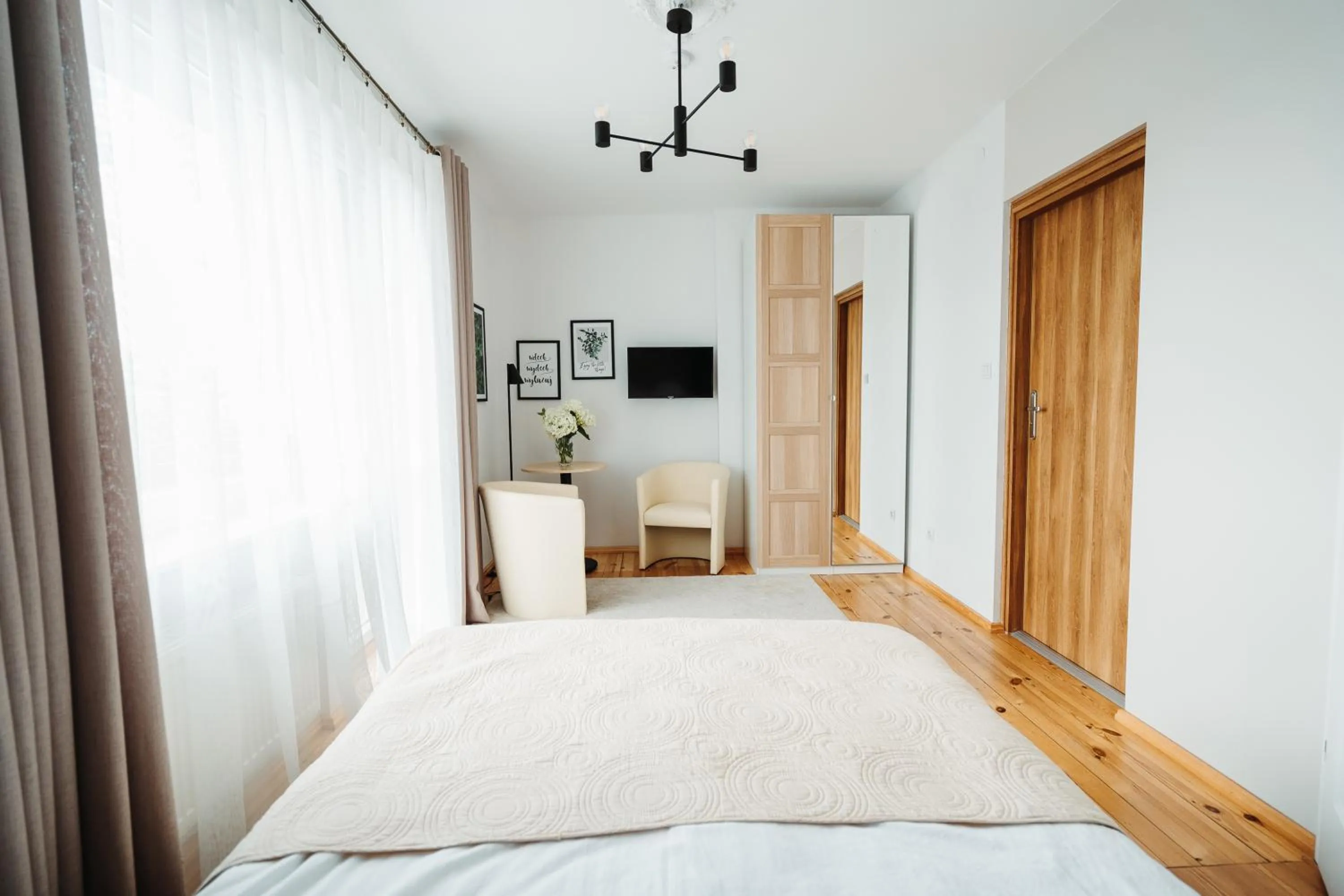 Bed in Willa Zaciszne Centrum Augustów