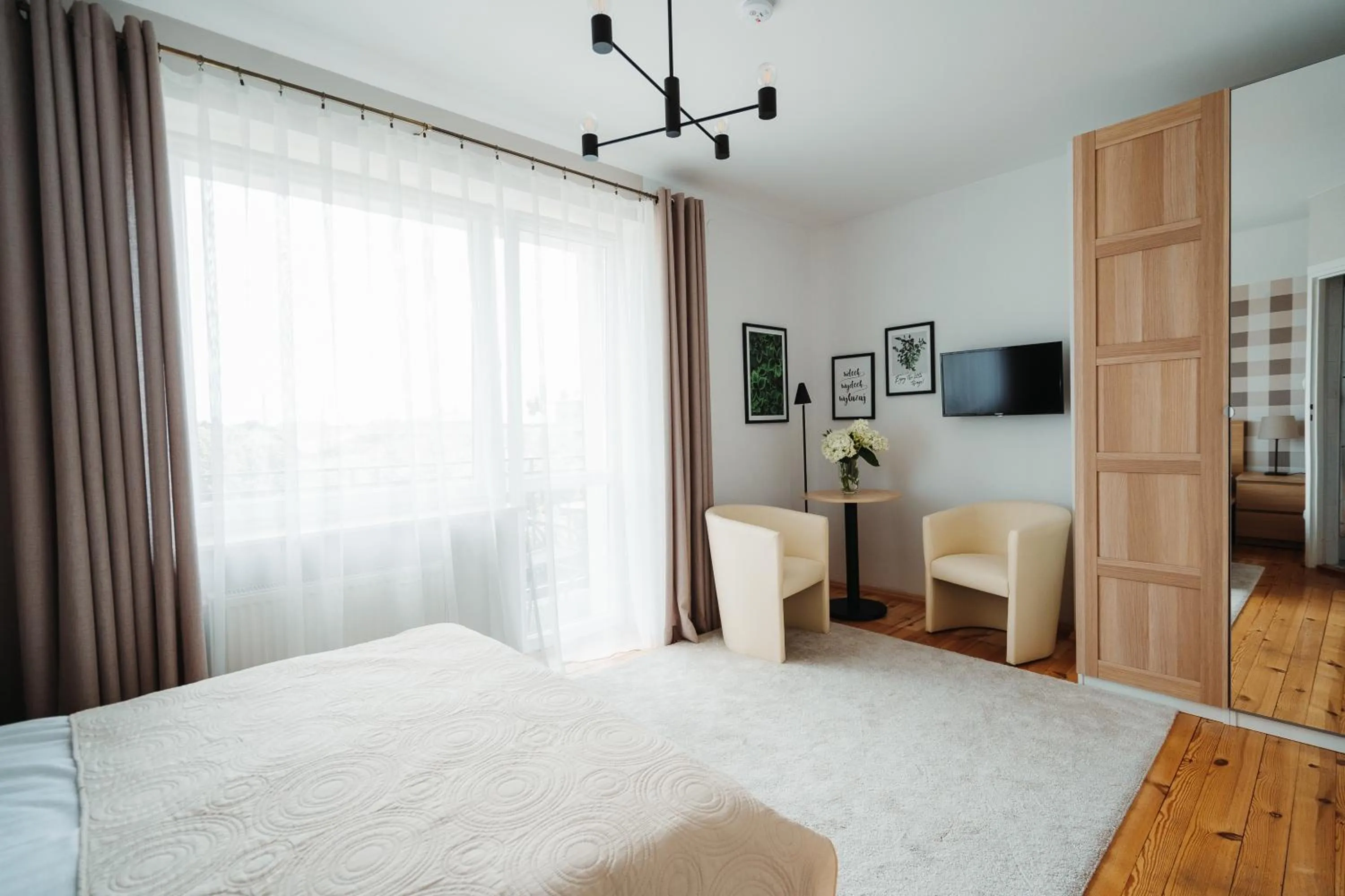 Bed in Willa Zaciszne Centrum Augustów