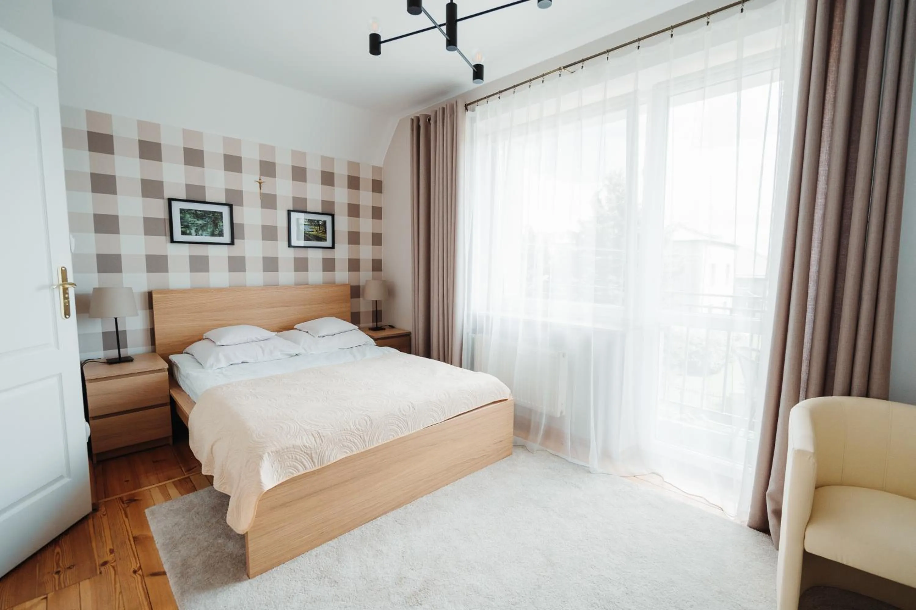 Bed in Willa Zaciszne Centrum Augustów