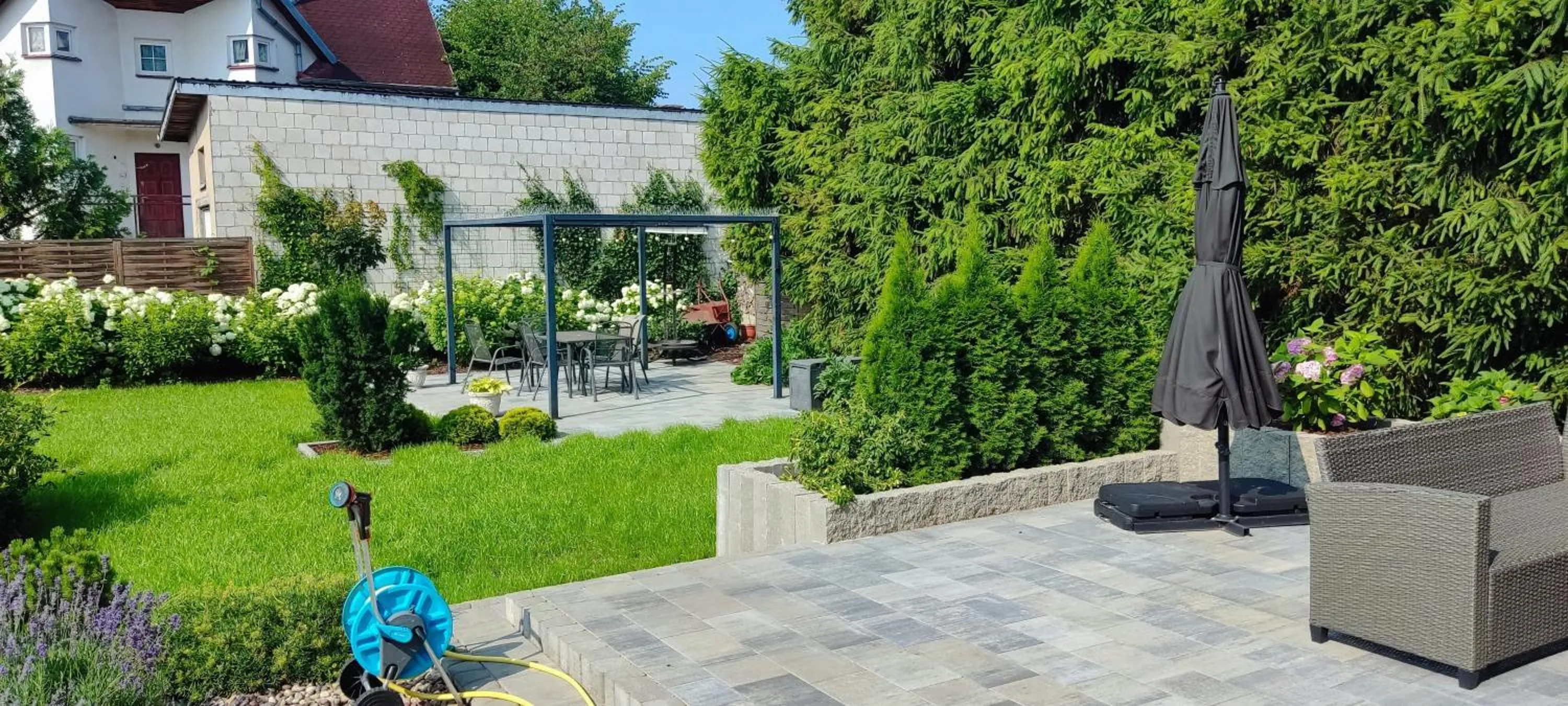 Patio in Willa Zaciszne Centrum Augustów