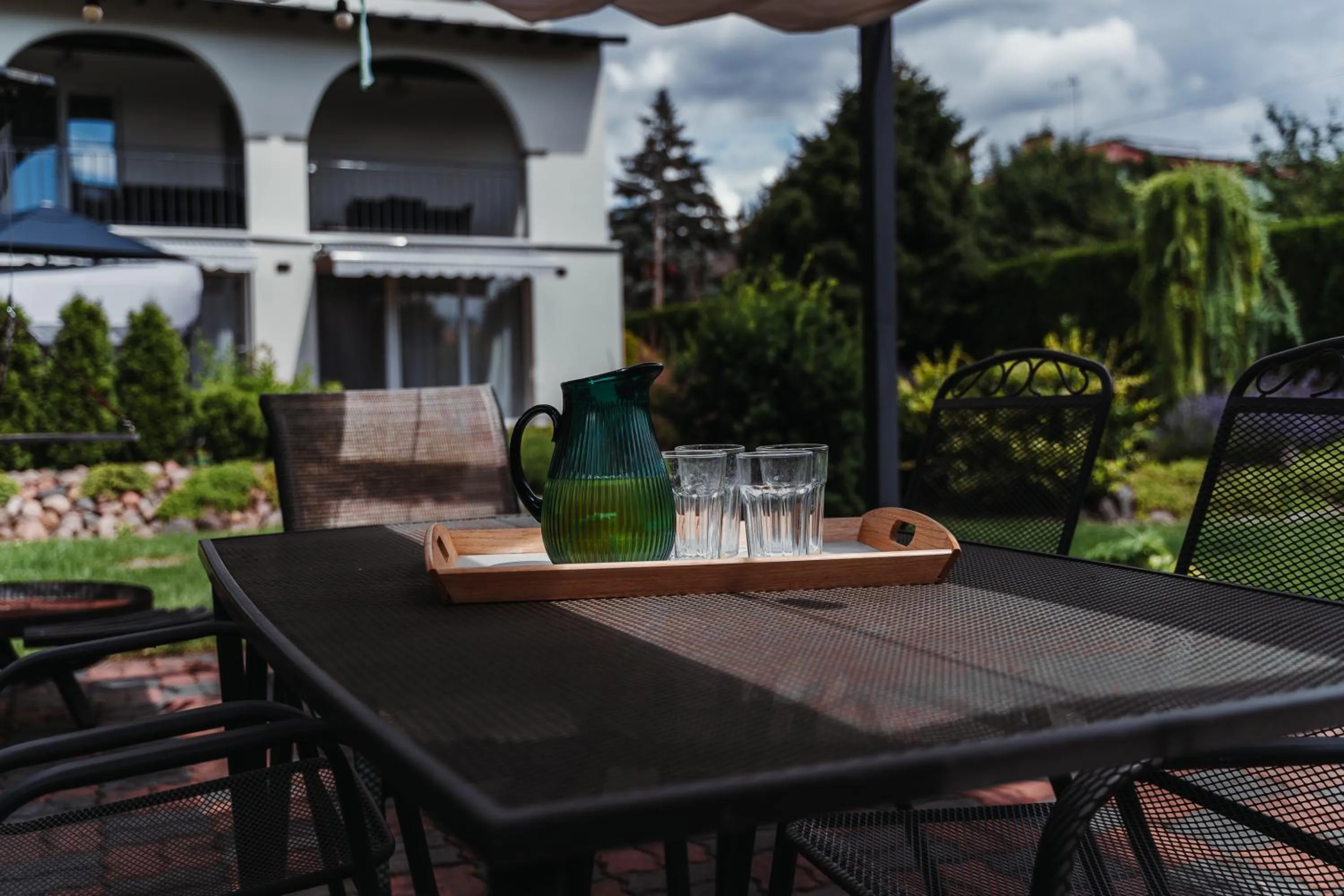 Patio in Willa Zaciszne Centrum Augustów